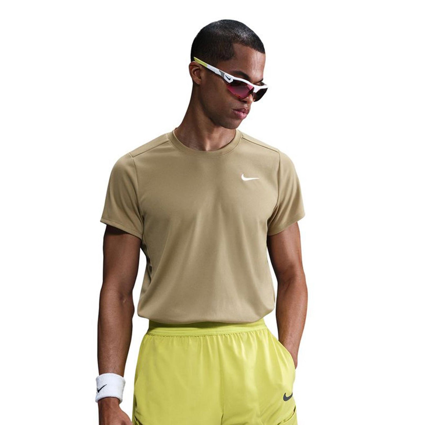 Nike Court Dry Victory T-Shirt Men-Beige
