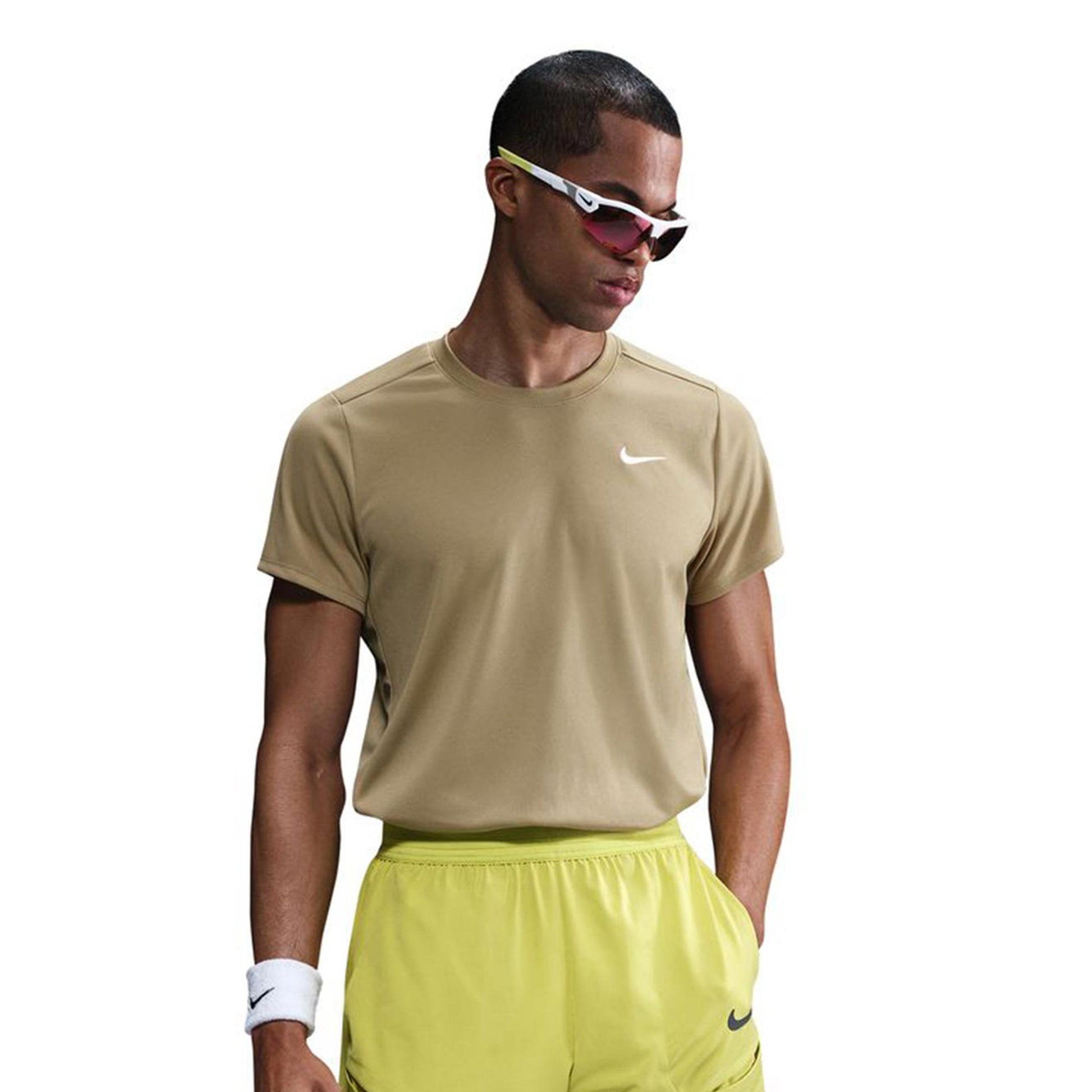 Nike Court Dry Victory T-Shirt Men-Beige