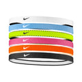 Nike Flex Classic Hair band 6 Pack Unisex - pink, white