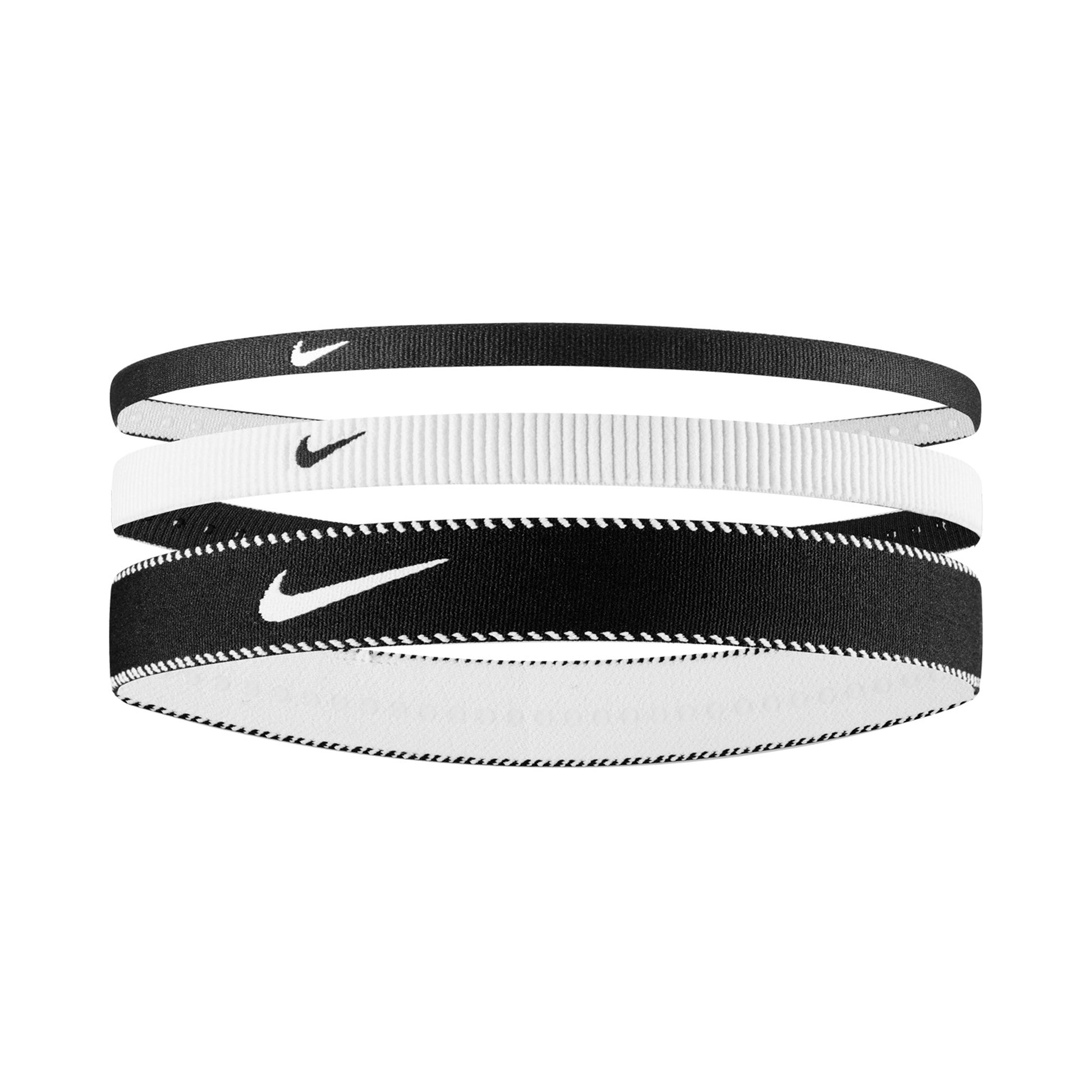 Nike Nike Flex Classic Mixed Hair Band 3 Pack-Black,White