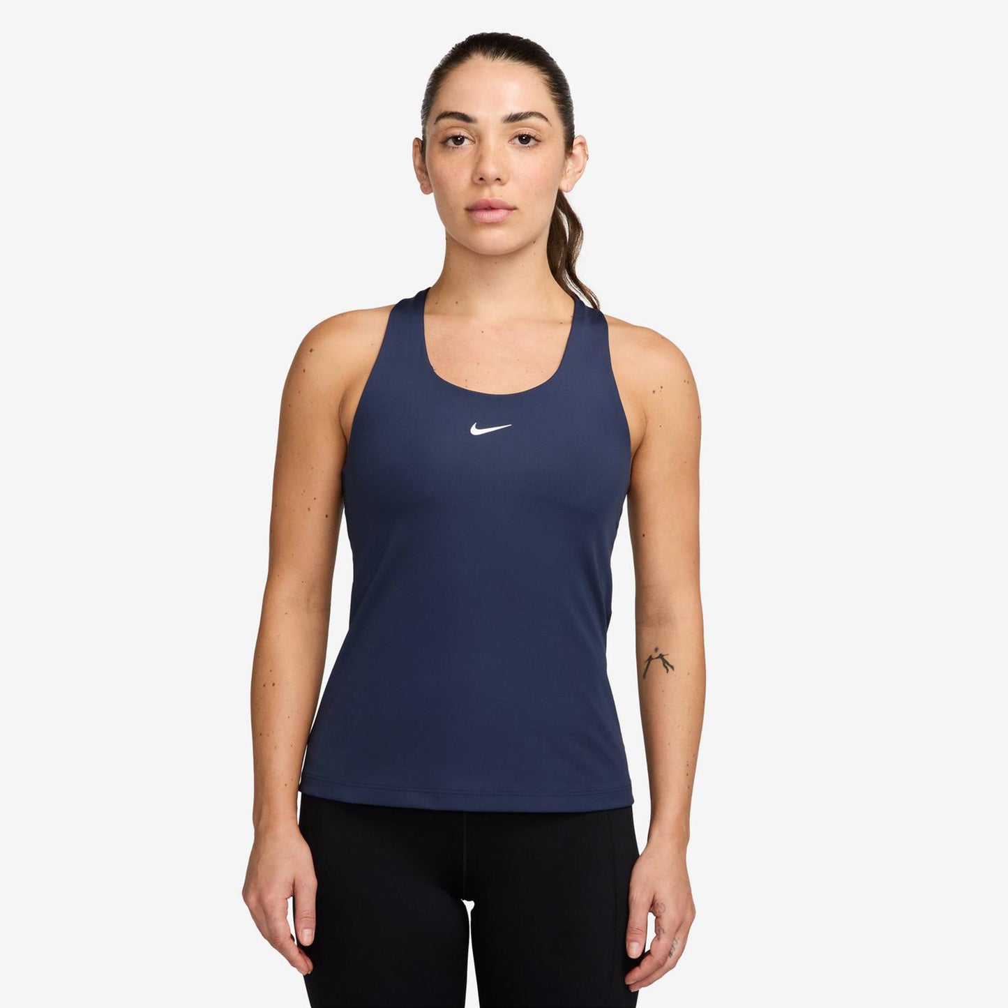 Nike Dri-Fit Swoosh Tank Top Women-Dark Blue