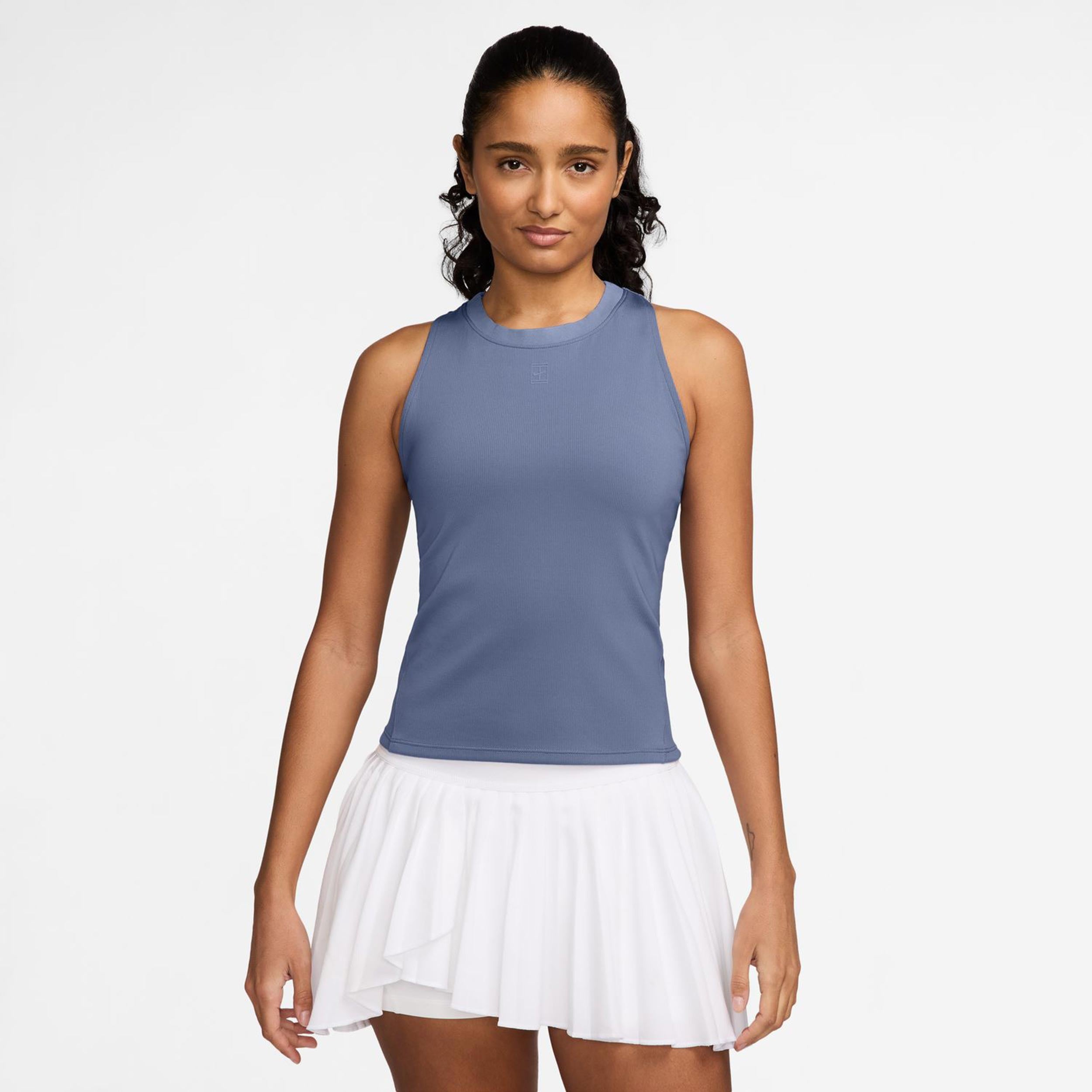 Nike Court Dri-Fit Advantage Tank Top Women-Blue Grey