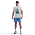 Court T-Shirt Men-White,Multicoloured