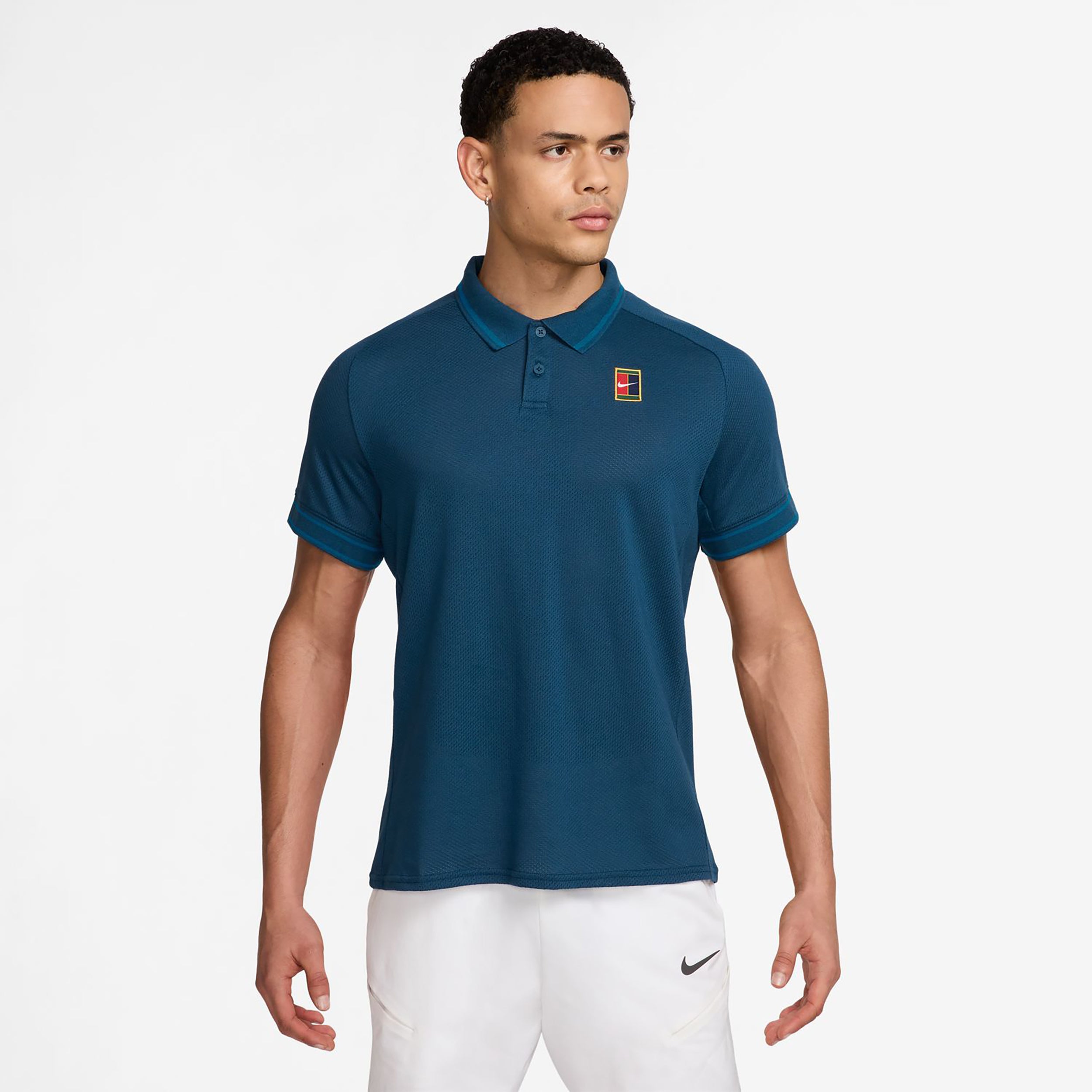 Nike Court Heritage Polo Men-Blue Grey,Green