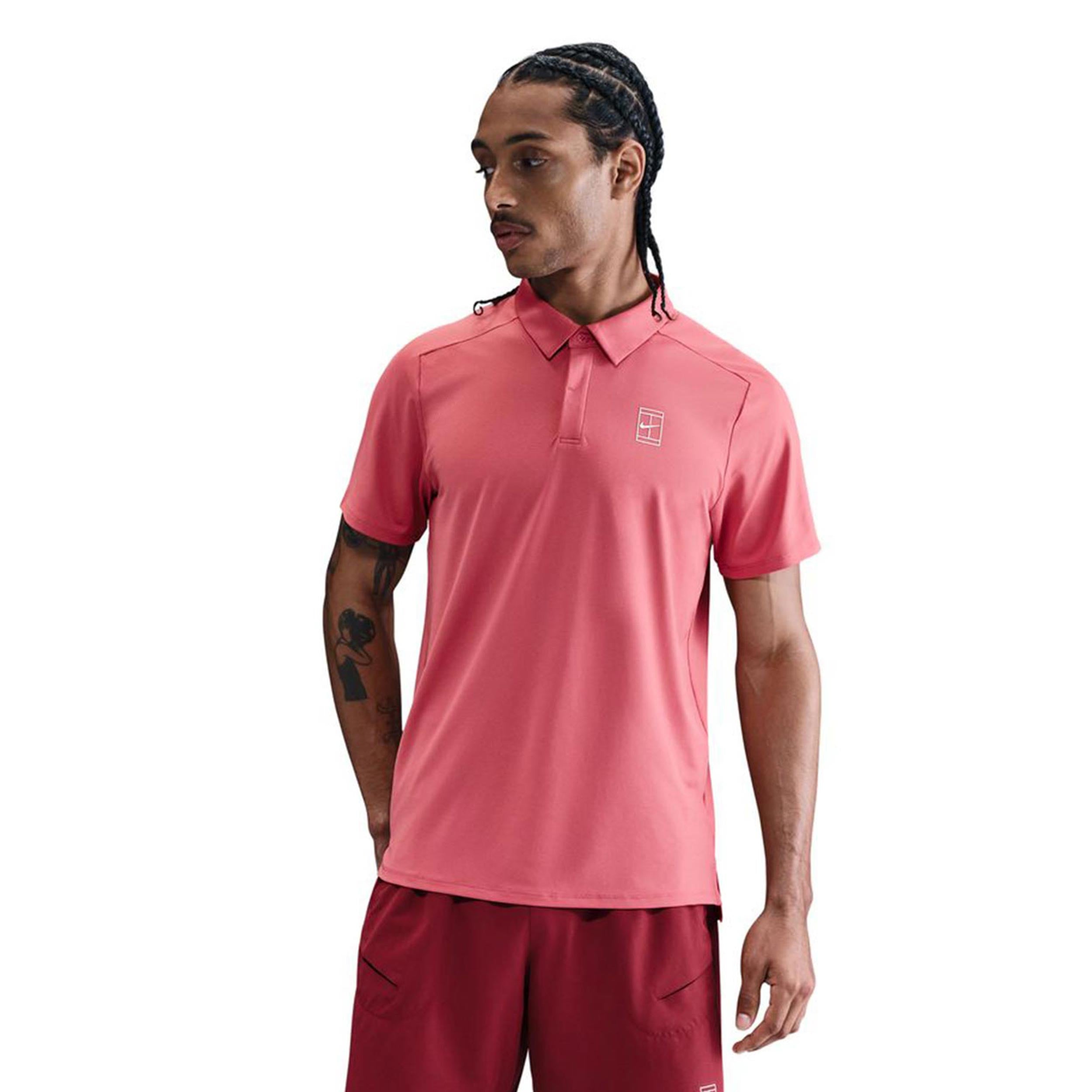 Nike Court Dri-Fit Advantage Polo Men-Berry