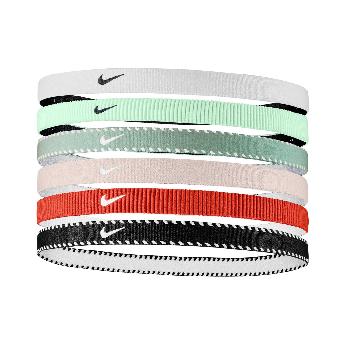 Nike Flex Classic Hair Band-Black,Red