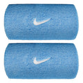 Swoosh Classic Doublewide Wristband long - blue, white