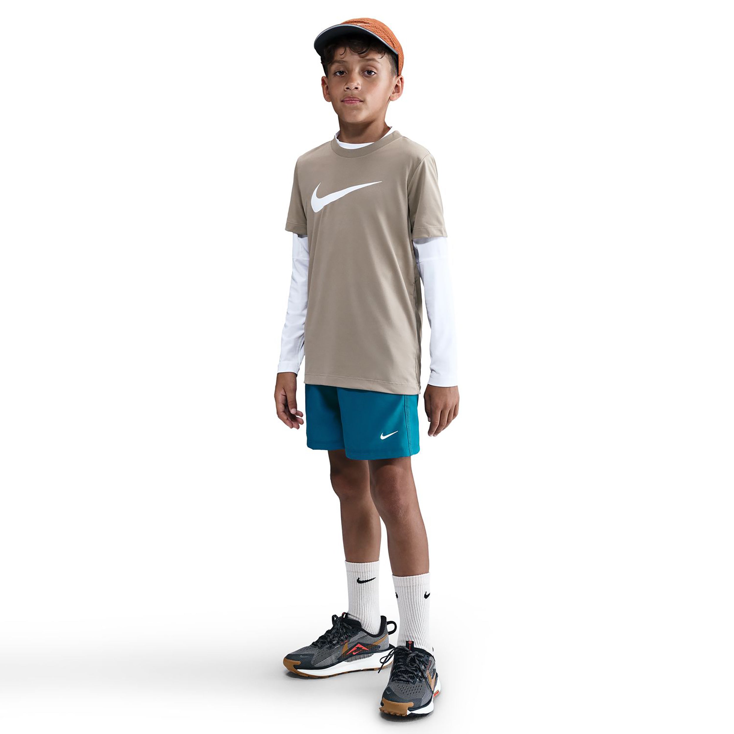 Nike Big Shorts Boys - blue, white