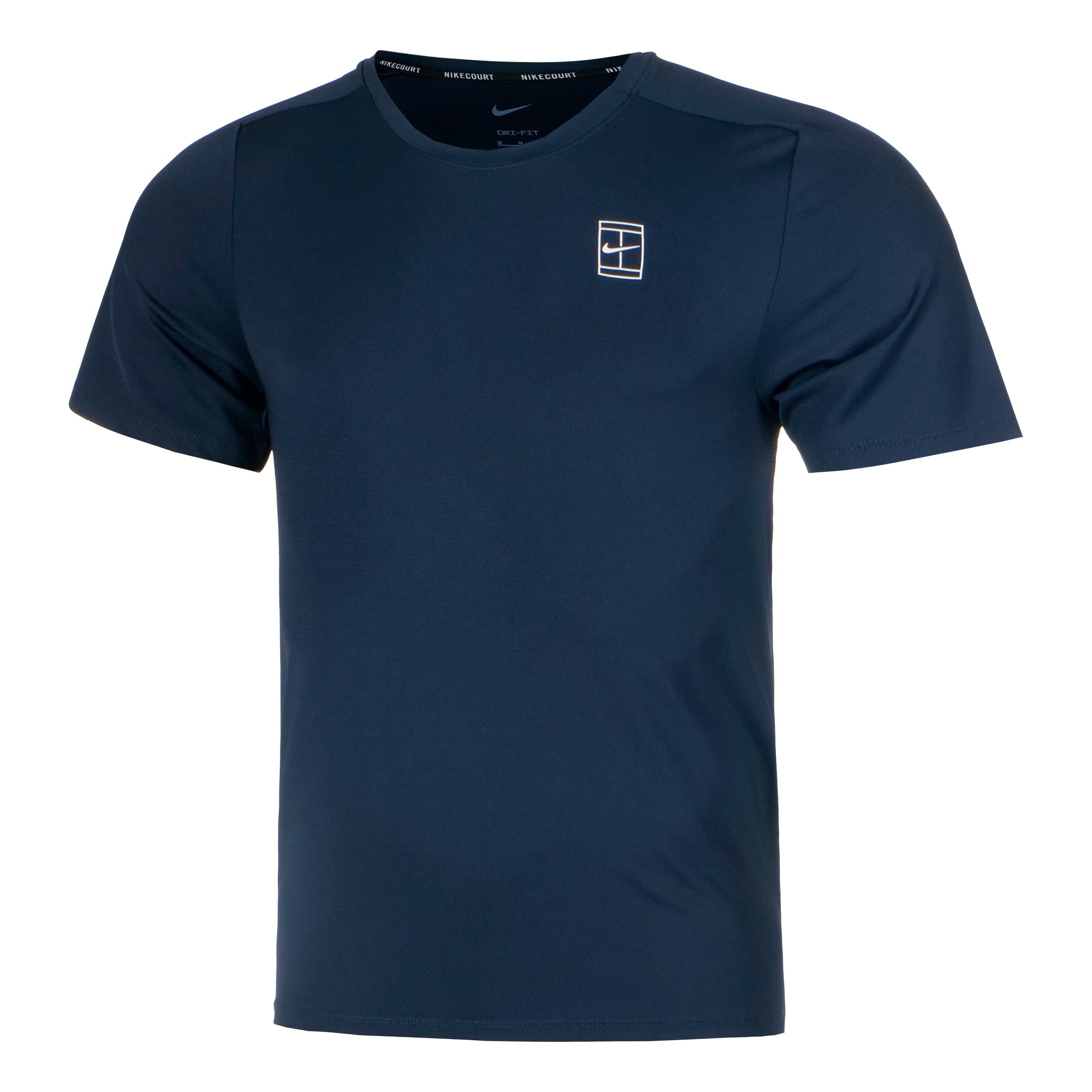 Nike Court Dri-Fit Advantage T-Shirt Men-Dark Blue,White