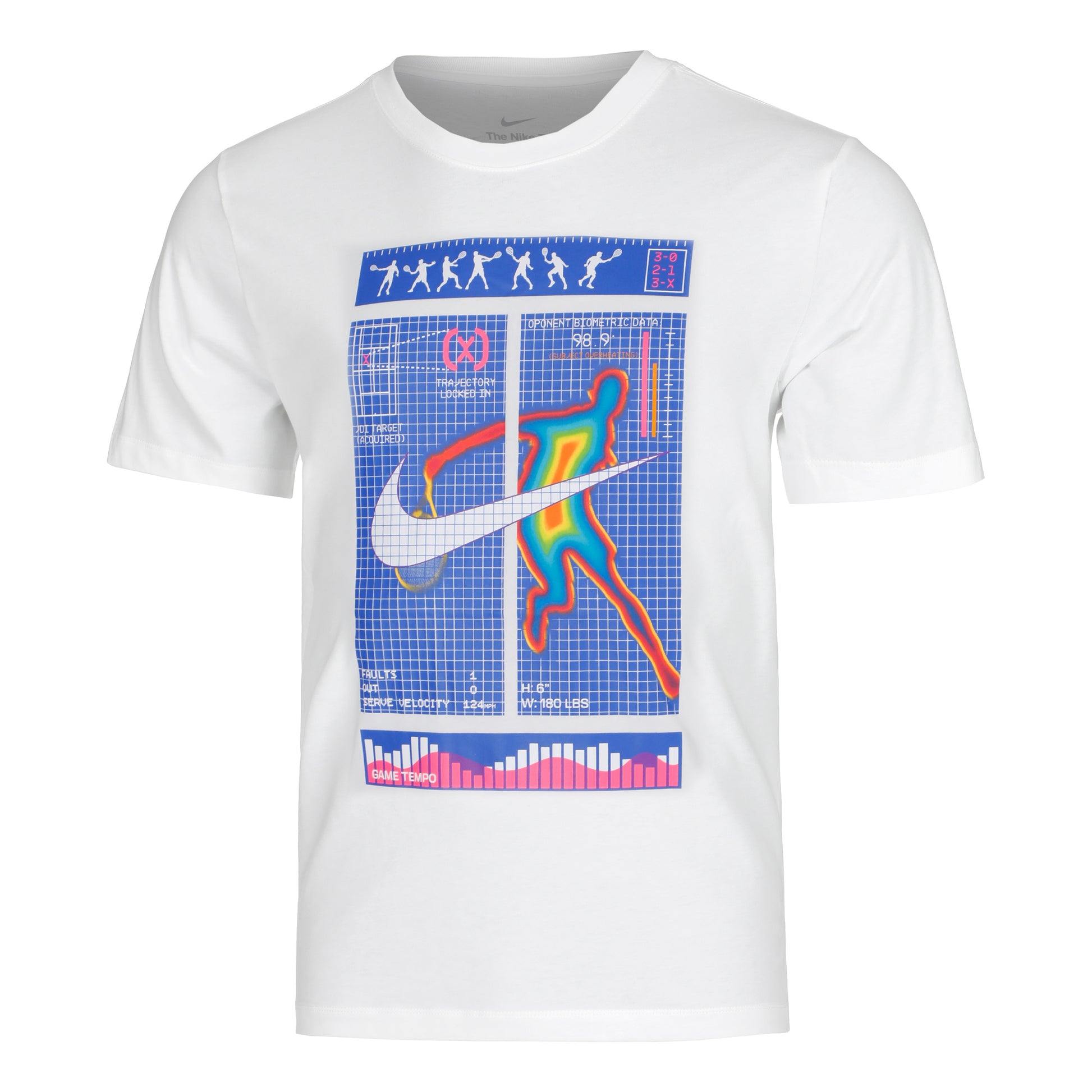 Nike Court Dri-Fit Tee Original Content T-Shirt Men - white,