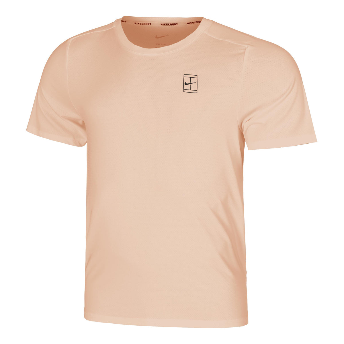 Nike Court Dri-FIT Advantage T-Shirt Men - coral, black