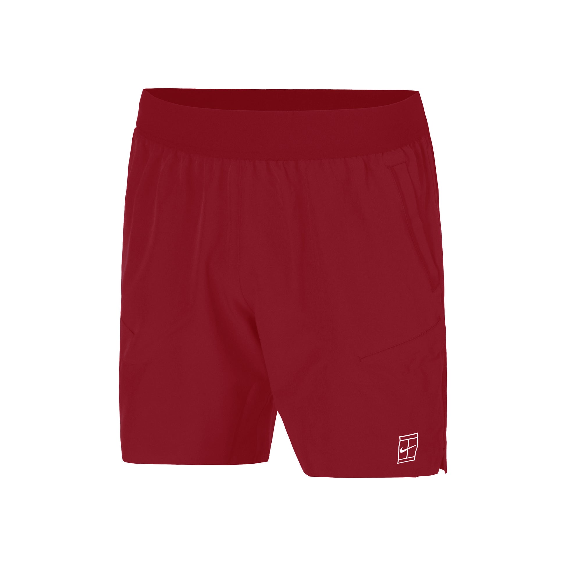 Nike Court Dri-FIT Advantage 6in Shorts Men - red, white