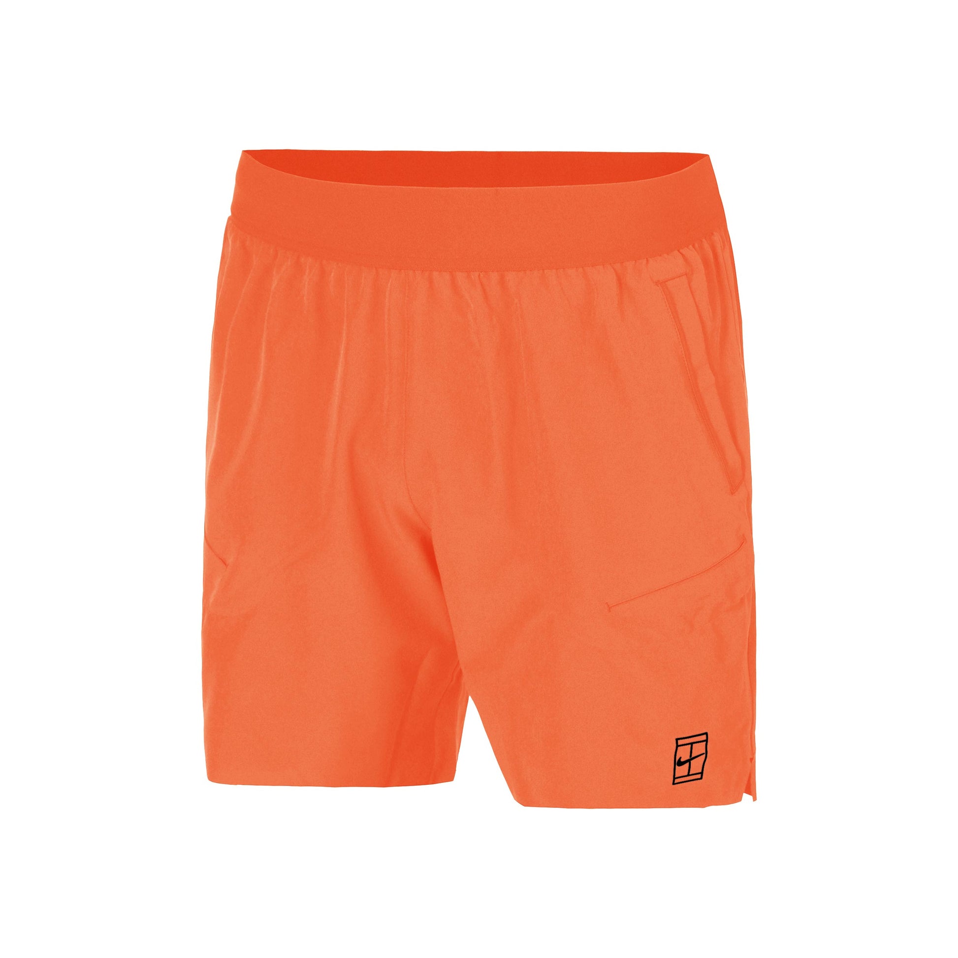 Nike Court Dri-FIT Advantage 6in Shorts Men - orange, black