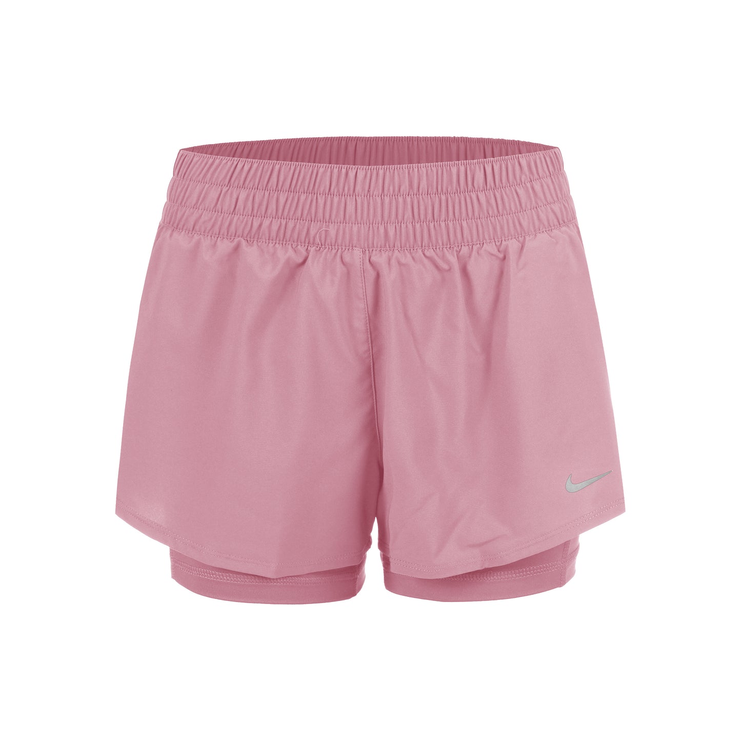 Nike Dri-Fit One Mid Rise 2in1 3in Shorts Women - antique pink, silver