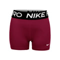 Dri-Fit Big Kids 3in Shorts Girls - wine red, black