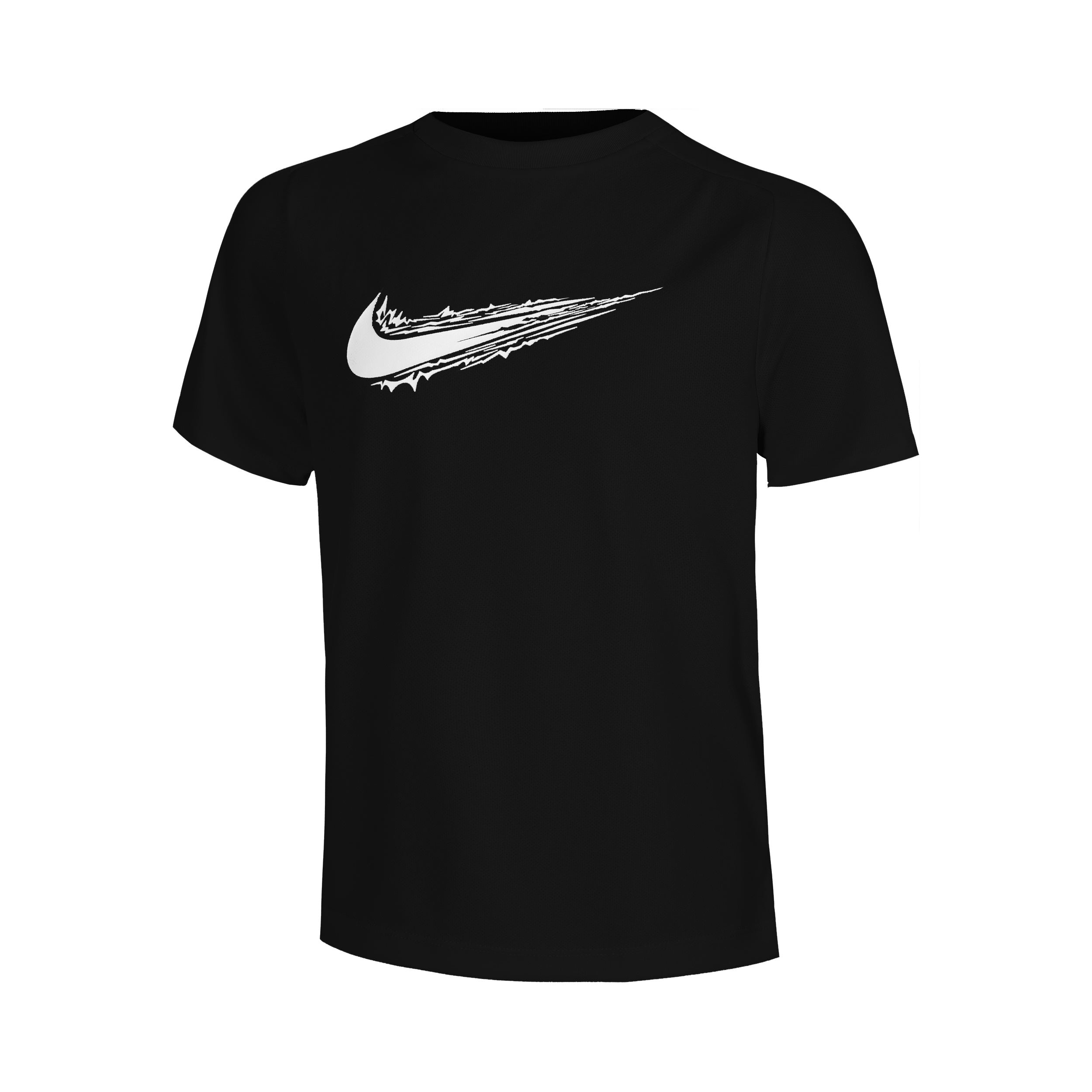 Nike Dri-Fit Multi T-Shirt Kids-Black,White