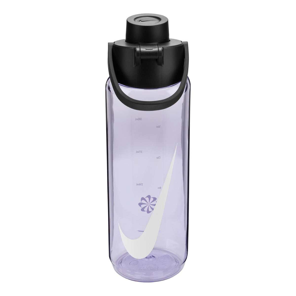 Nike Recharge Chug Bottle 709ml Graphic Water Bottle-Black,White