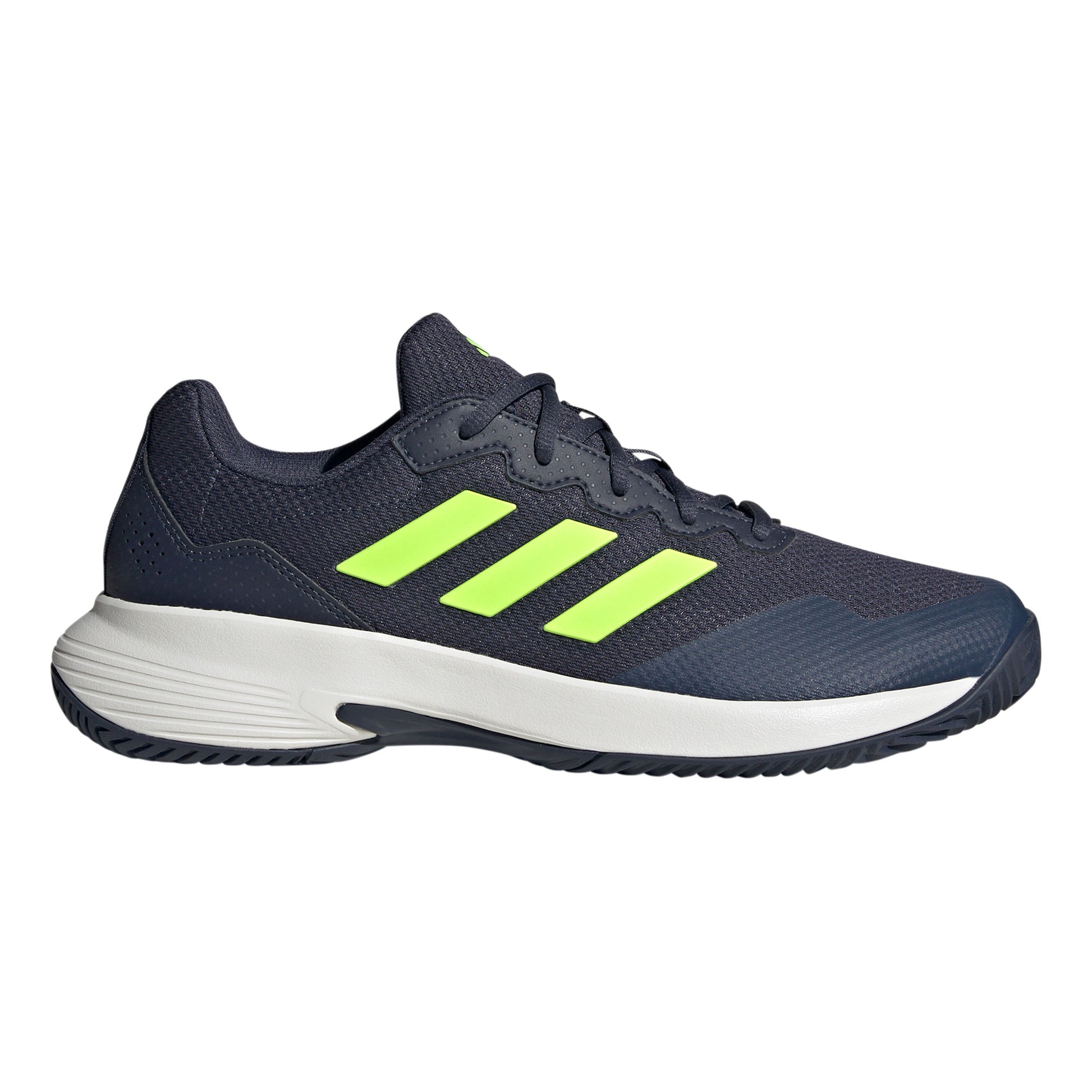 adidas Gamecourt 2 All court shoe Men - dark blue, neon green