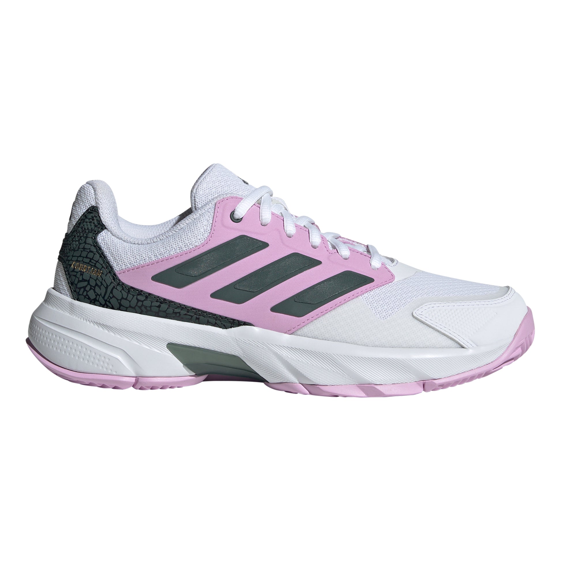 adidas CourtJam Control 3 All court shoe Women - white, lilac