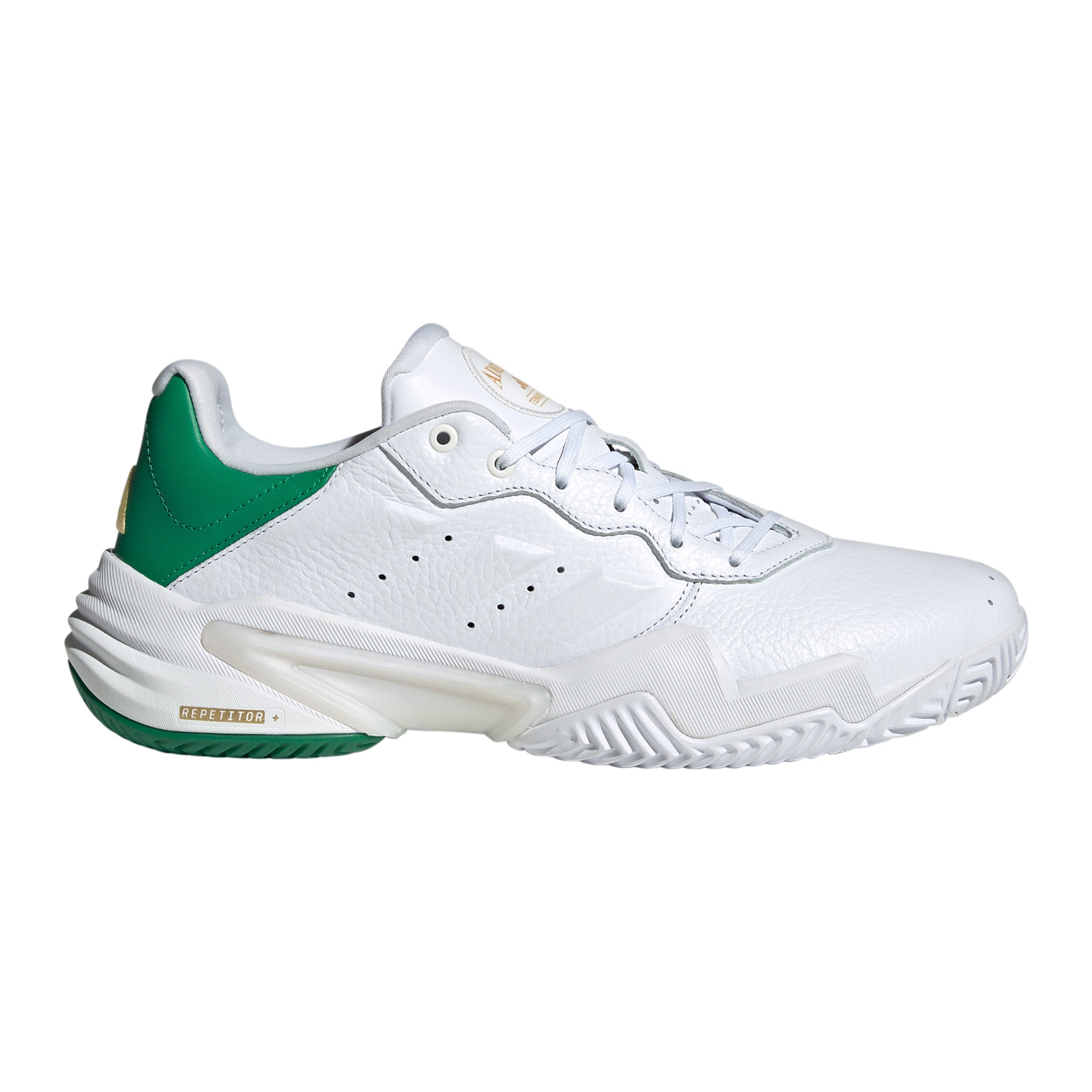adidas Barricade Leather 13 All court shoe Men - white, green