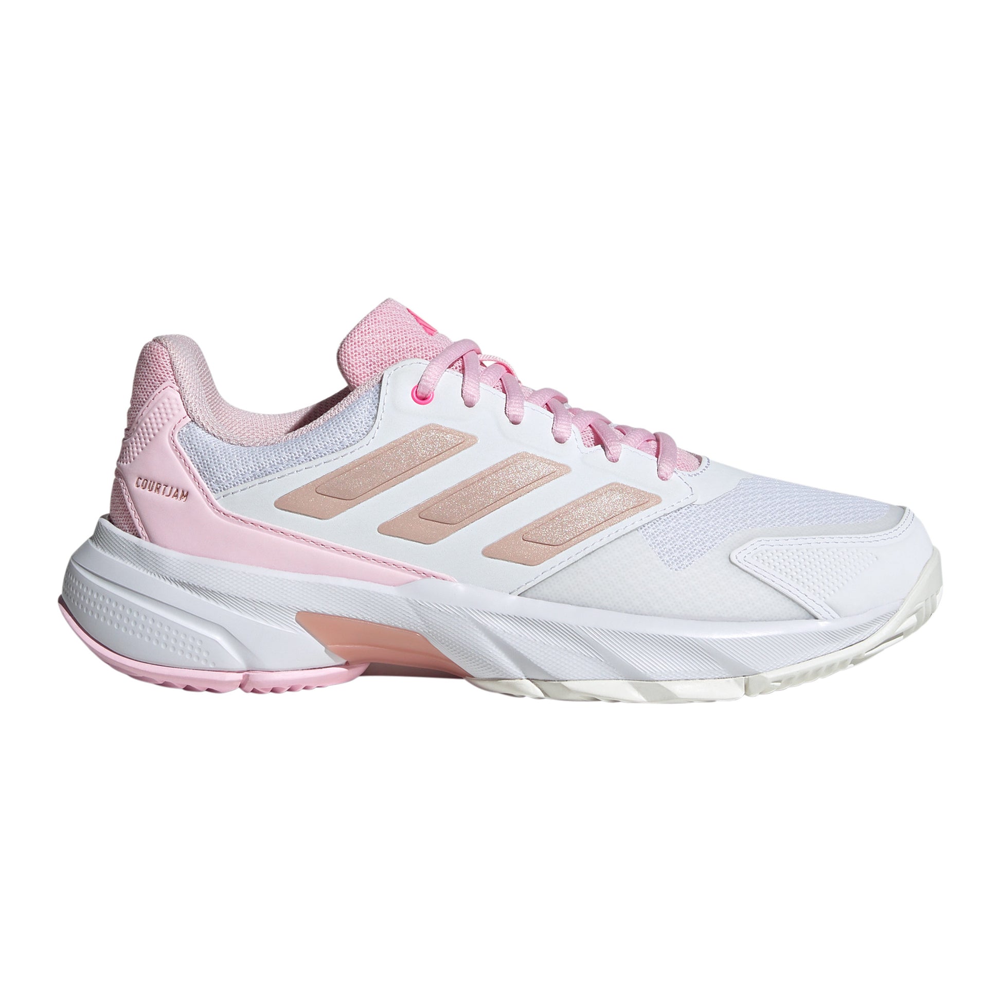 adidas CourtJam Control 3 All court shoe Women - white, pink