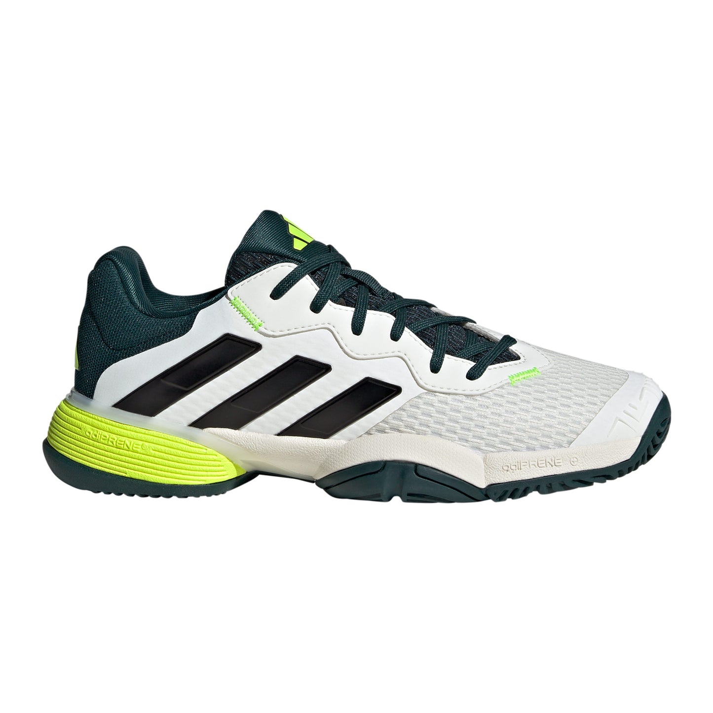 adidas Barricade All court shoe Kids - cream, dark green