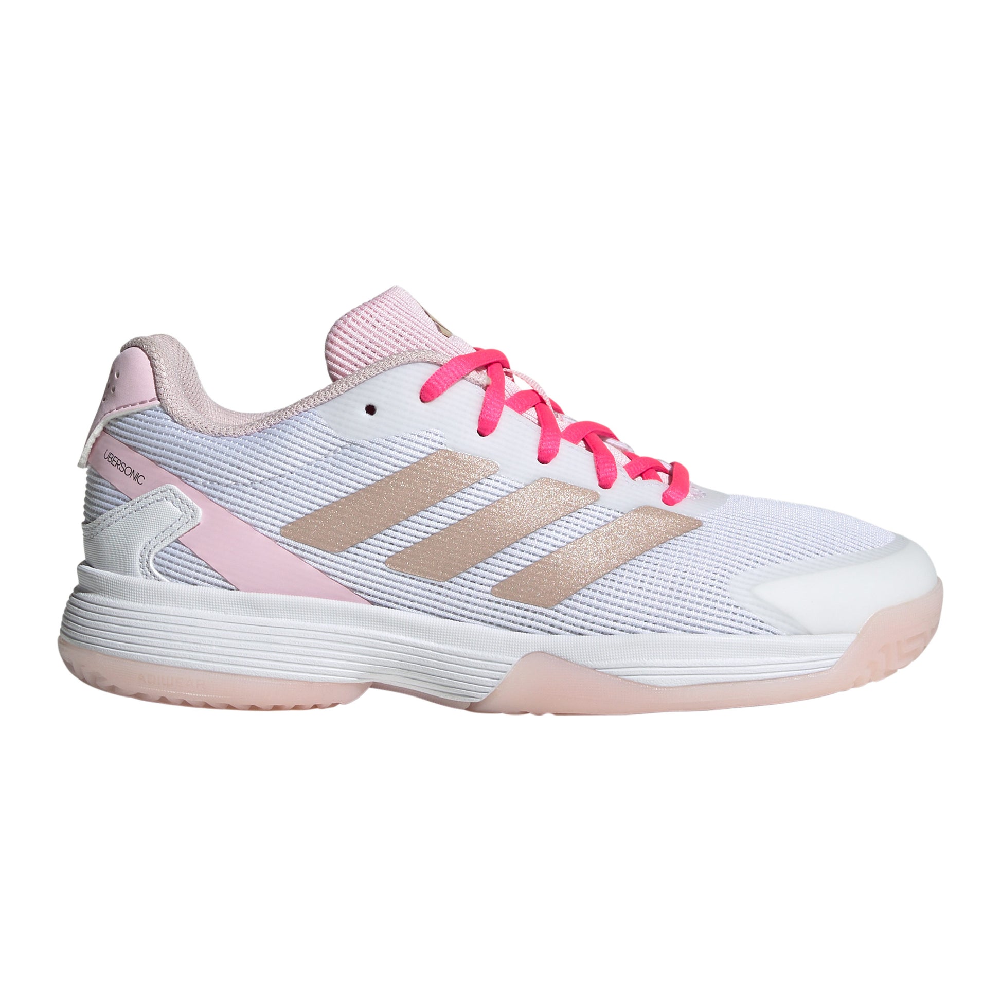 adidas Ubersonic All court shoe Kids - white, pink