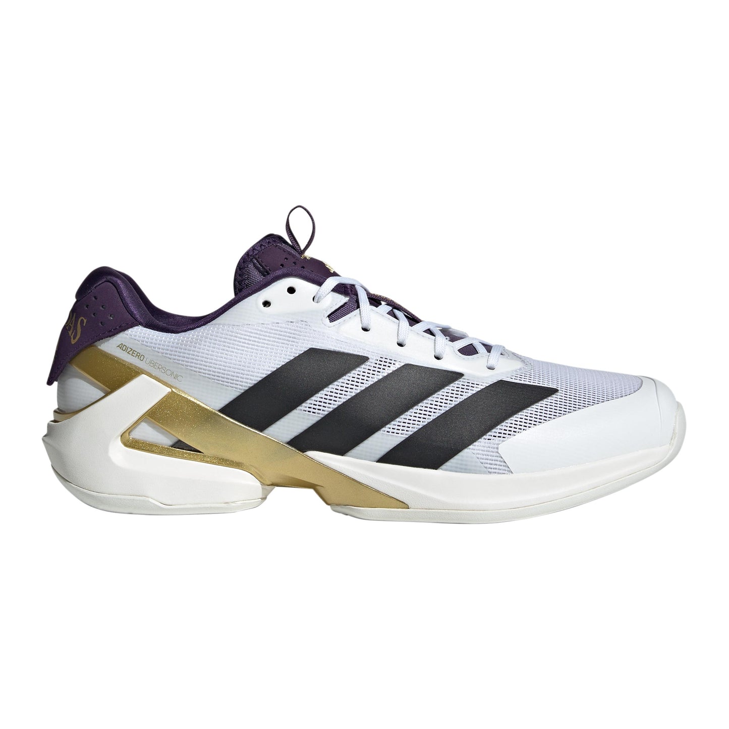 adidas Adizero Ubersonic 5 All court shoe Men - white aluminum, gold