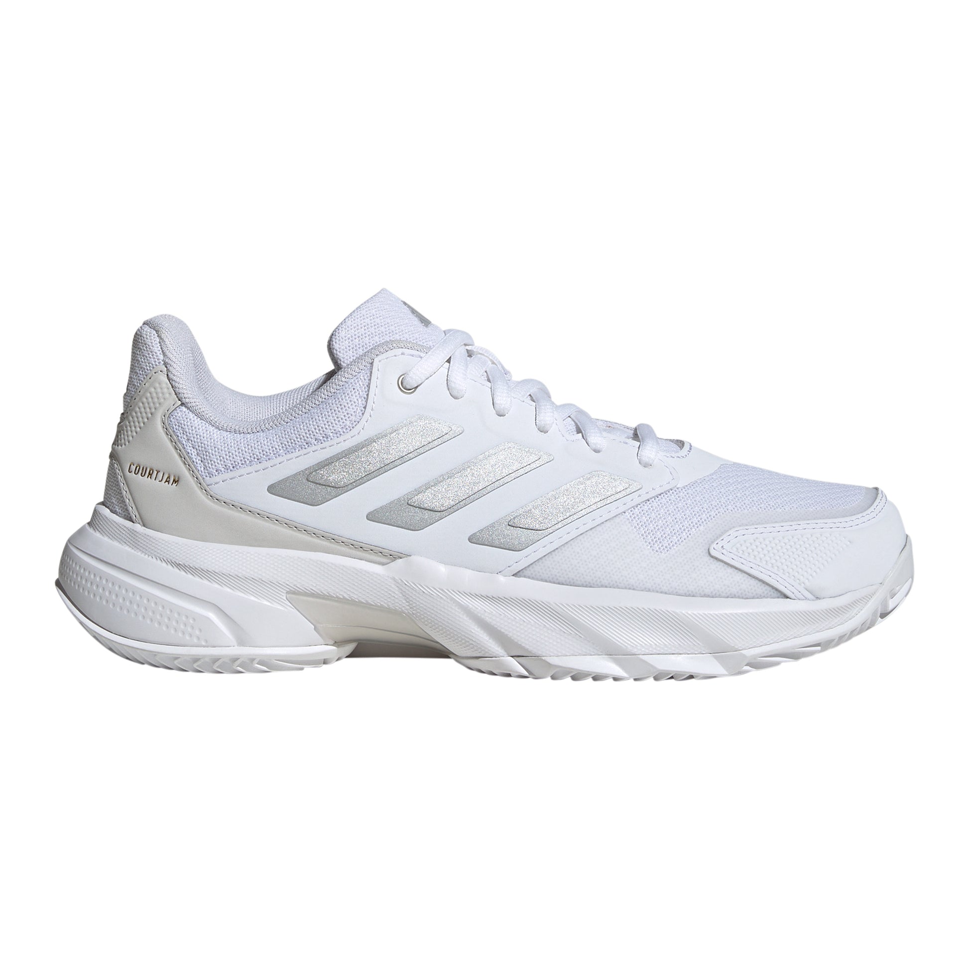 adidas CourtJam Control 3 Clay court shoe Women - white, silver