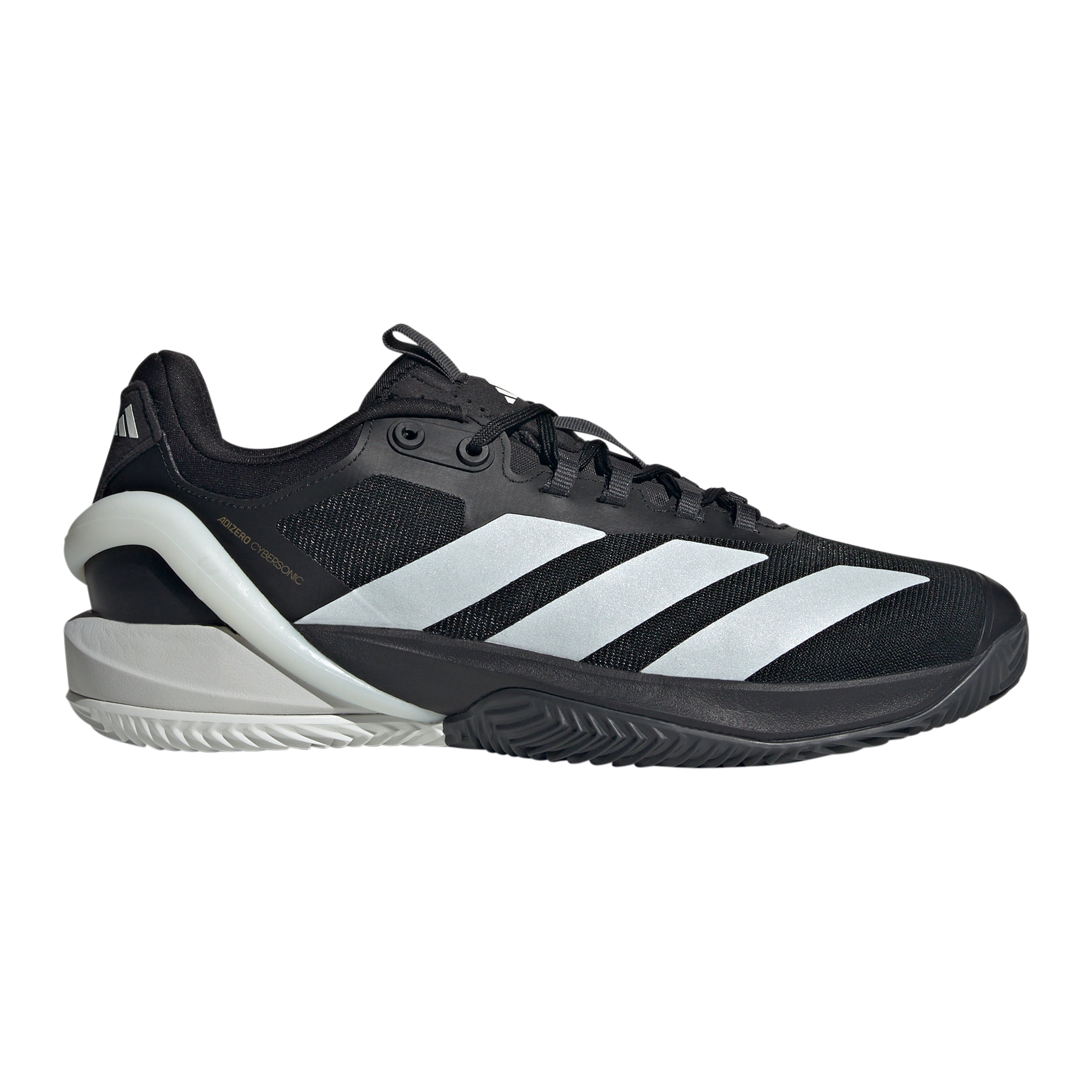 adidas Adizero Cybersonic Clay court shoe Men - black, silver