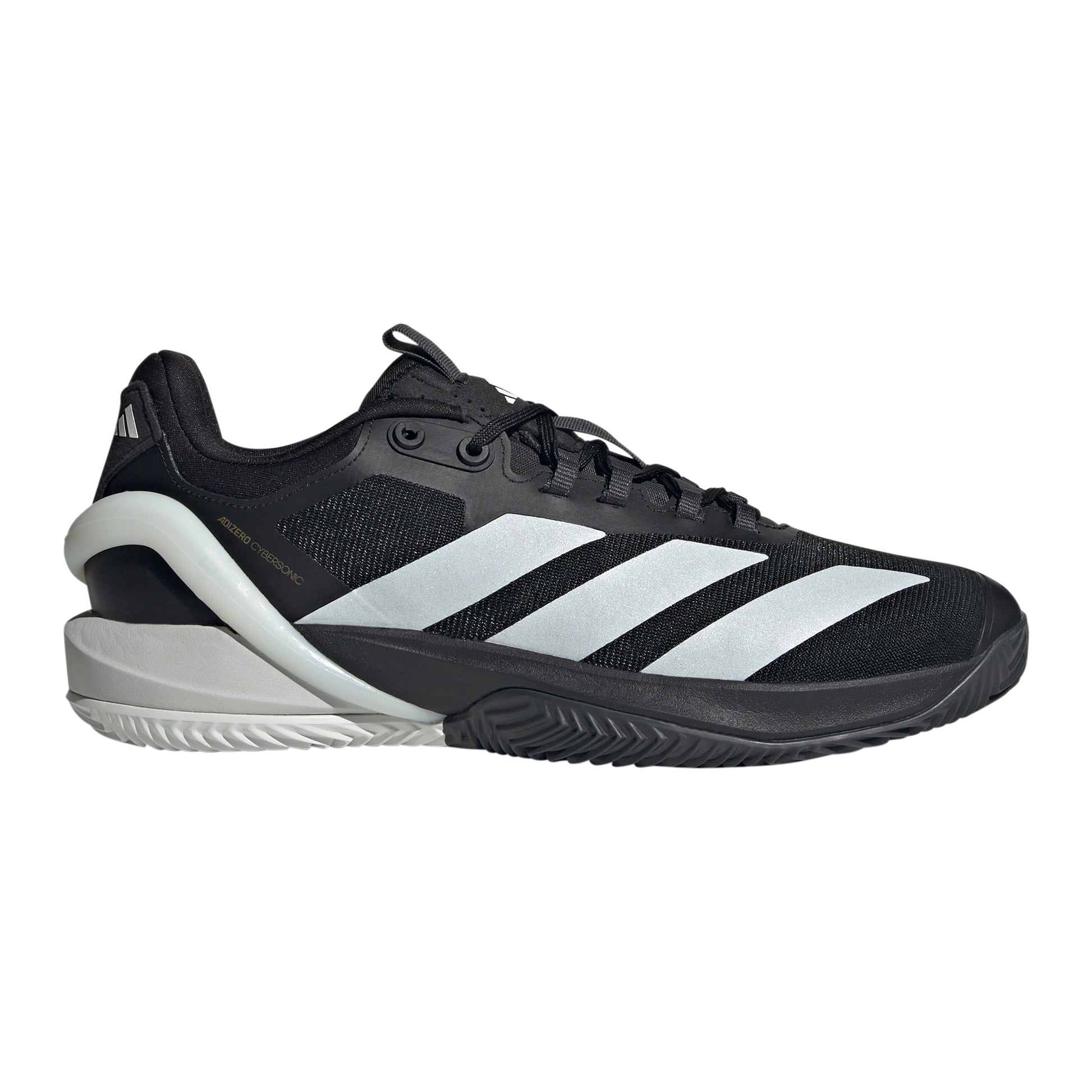 adidas Adizero Cybersonic Clay court shoe Men - black, silver