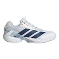 adizero Ubersonic 5 Clay court shoe Women - white, dark blue
