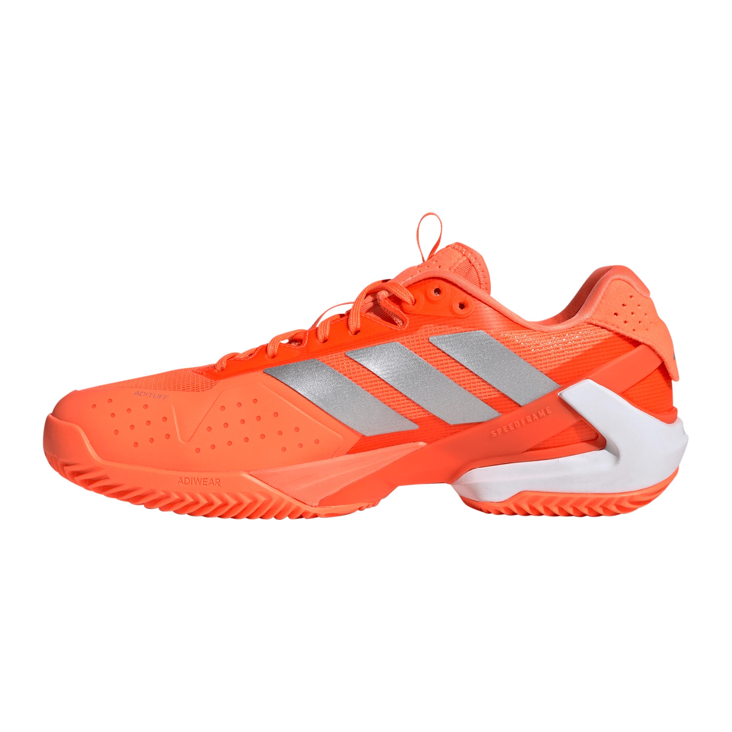 adizero Ubersonic 5 Clay court shoe Men - orange, silver | Padel-Point