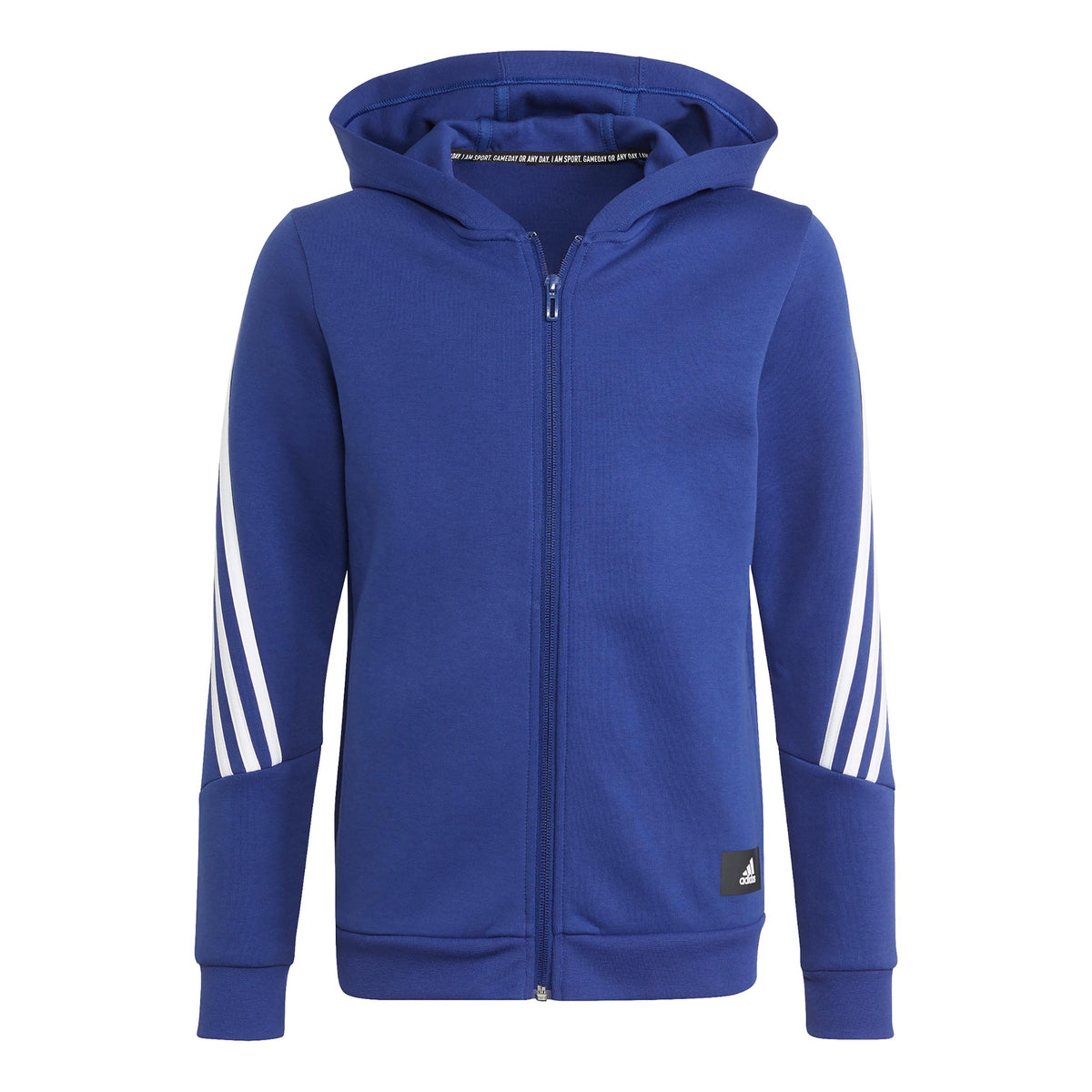 adidas Freelift 3-Stripes Zip Hoodie Boys - blue, white