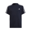 Train AEROREADY 3-Stripes Regular-Fit T-Shirt Boys - dark blue, white
