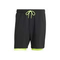 7in Club 2In1 Shorts Men-Black,Neon Green