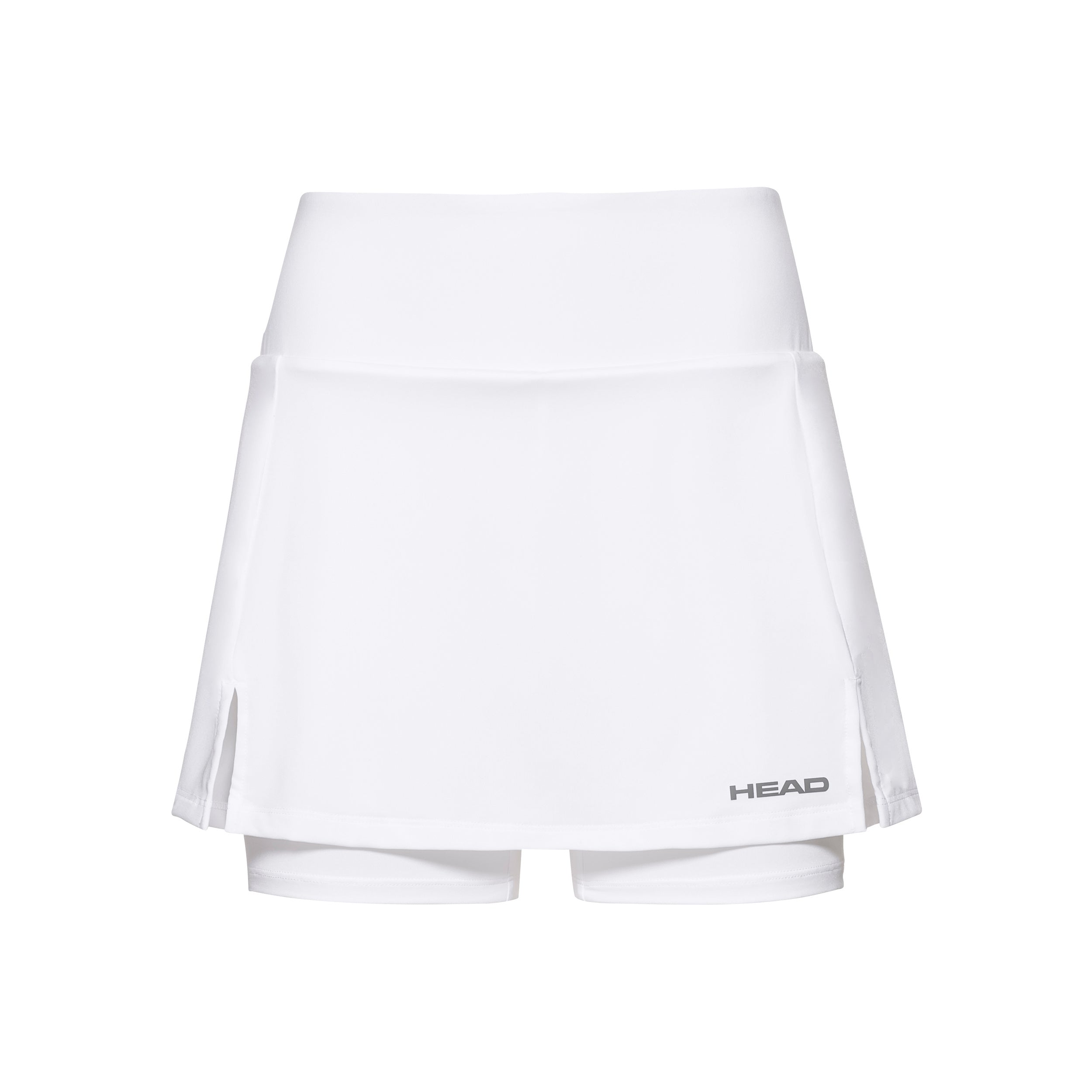 HEAD Club Basic Long Skirt Women-White,Silver