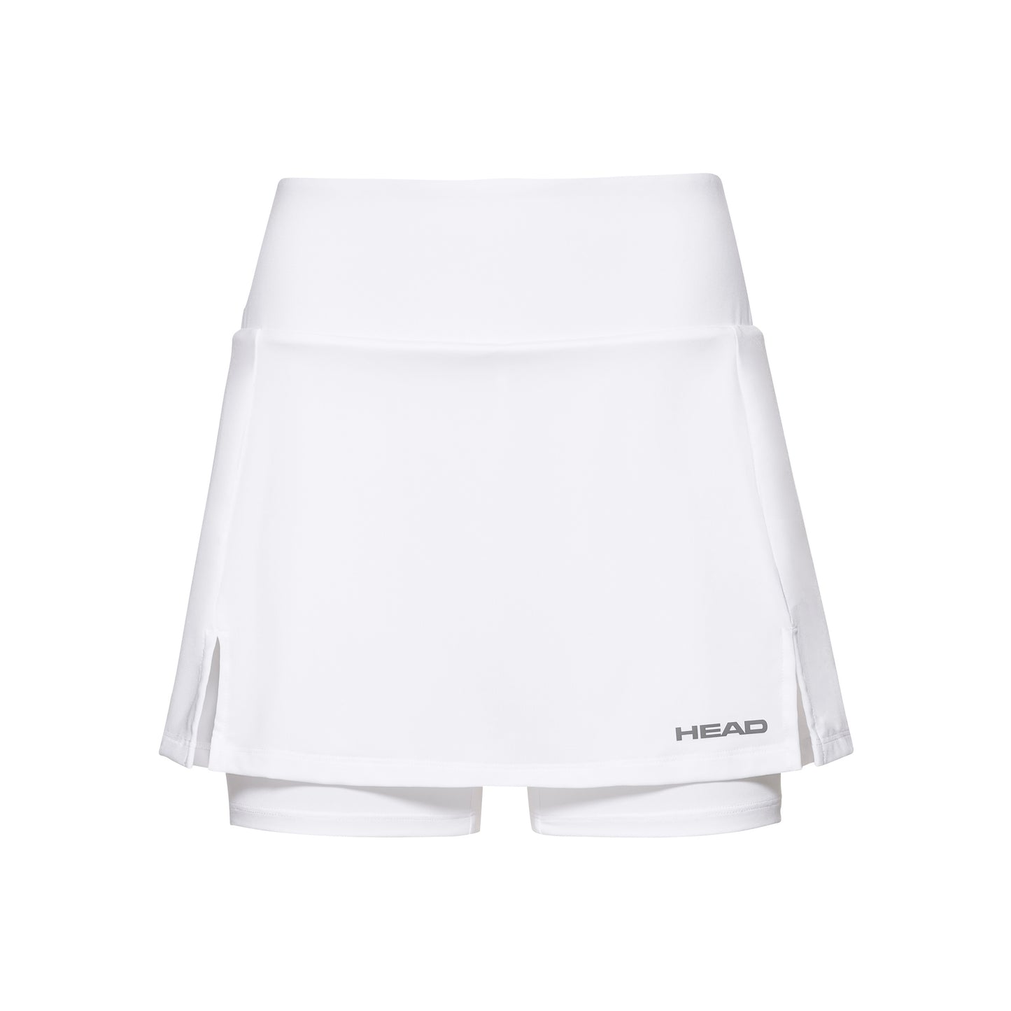 HEAD Club Basic Long Skirt Women-White,Silver