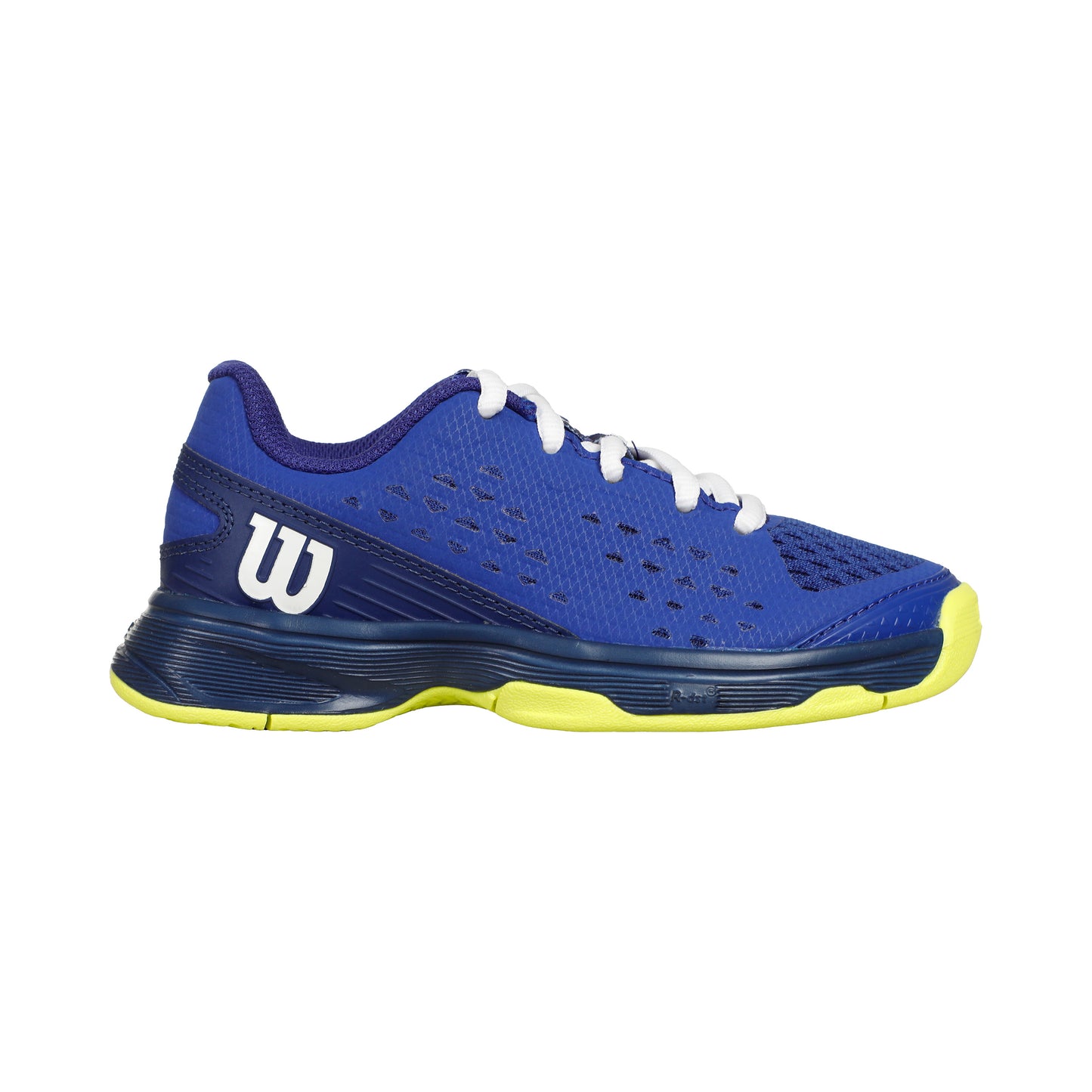 Wilson RUSH PRO AC All Court Shoe Kids-Blue,Neon Yellow