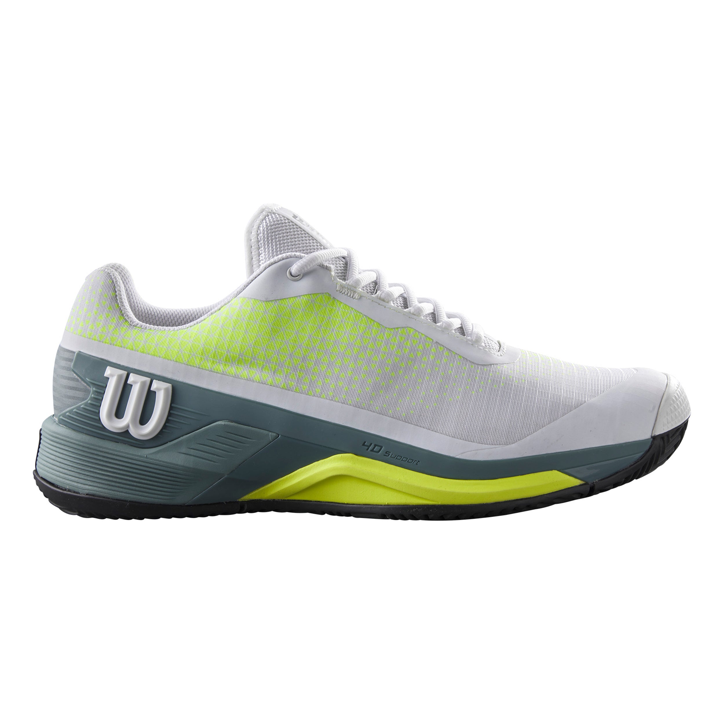 Wilson Rush Pro 4.0 Clay Court Shoe Men-White,Grey