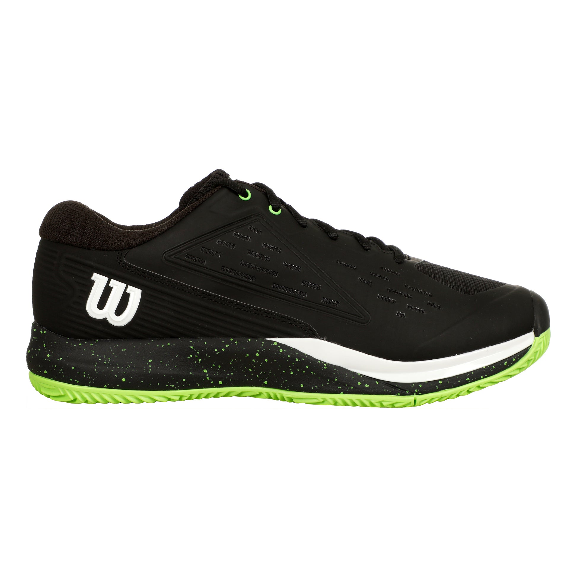 Wilson Rush Pro Ace Clay Court Shoe Men-Black,Neon Green
