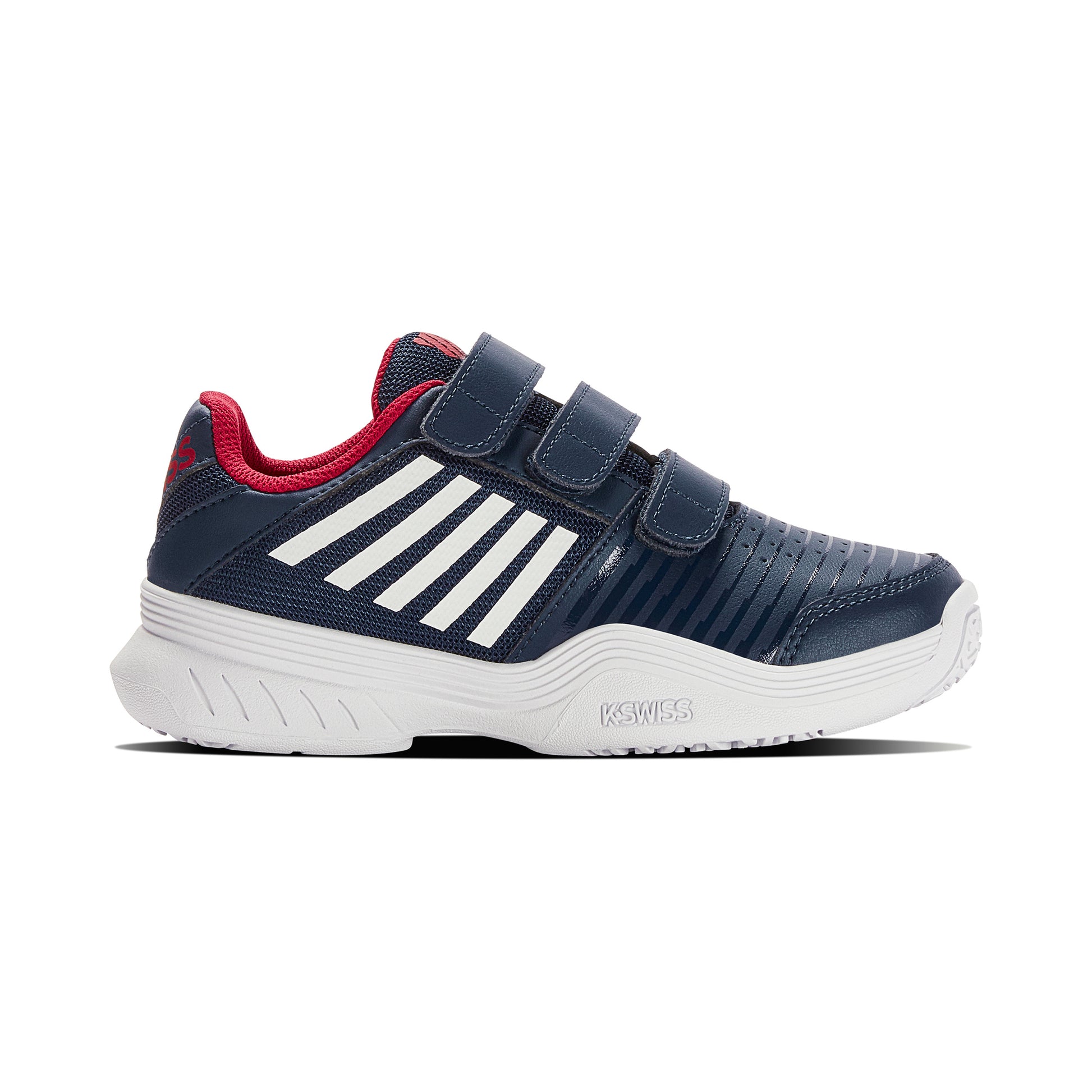 K-Swiss Court Express Strap Omni All court shoe Kids-dark blue,white