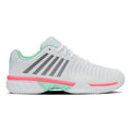 Express Light 3 Clay court shoe Women - white, turquoise