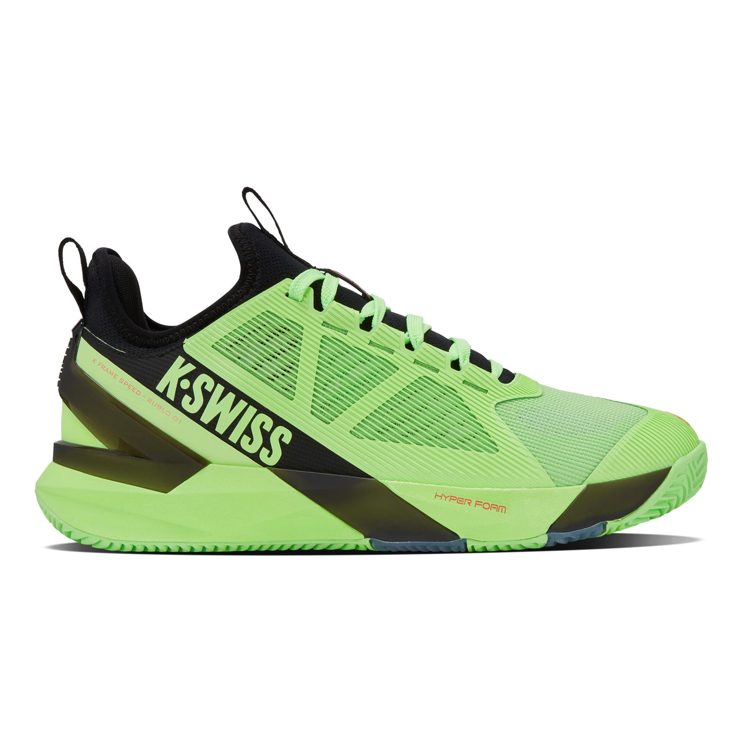 K-Swiss K-Frame Speed Rublo Clay Court Shoe Men-Neon Green,Black