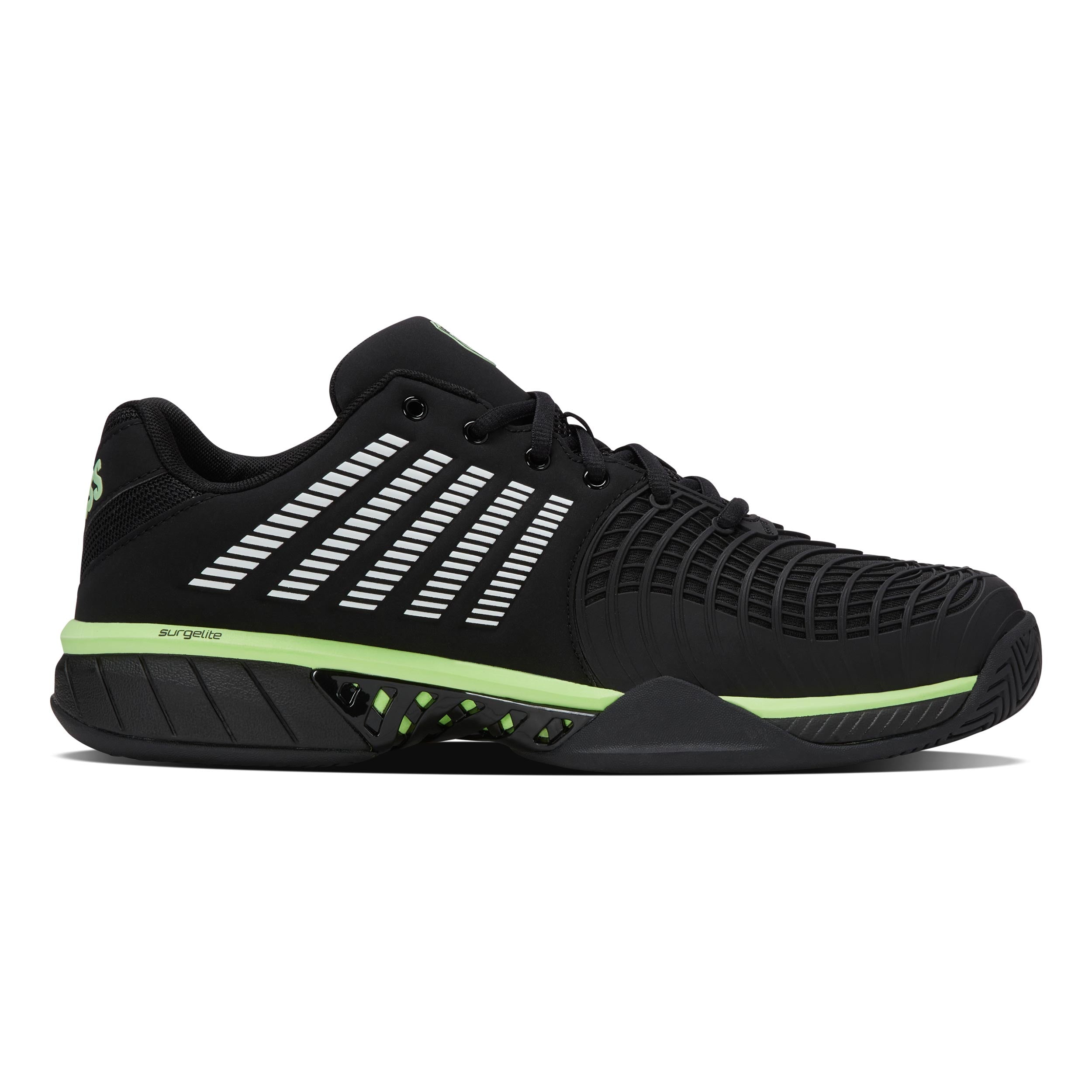K-Swiss Express Light 3 All Court Shoe Men-Black,Neon Green