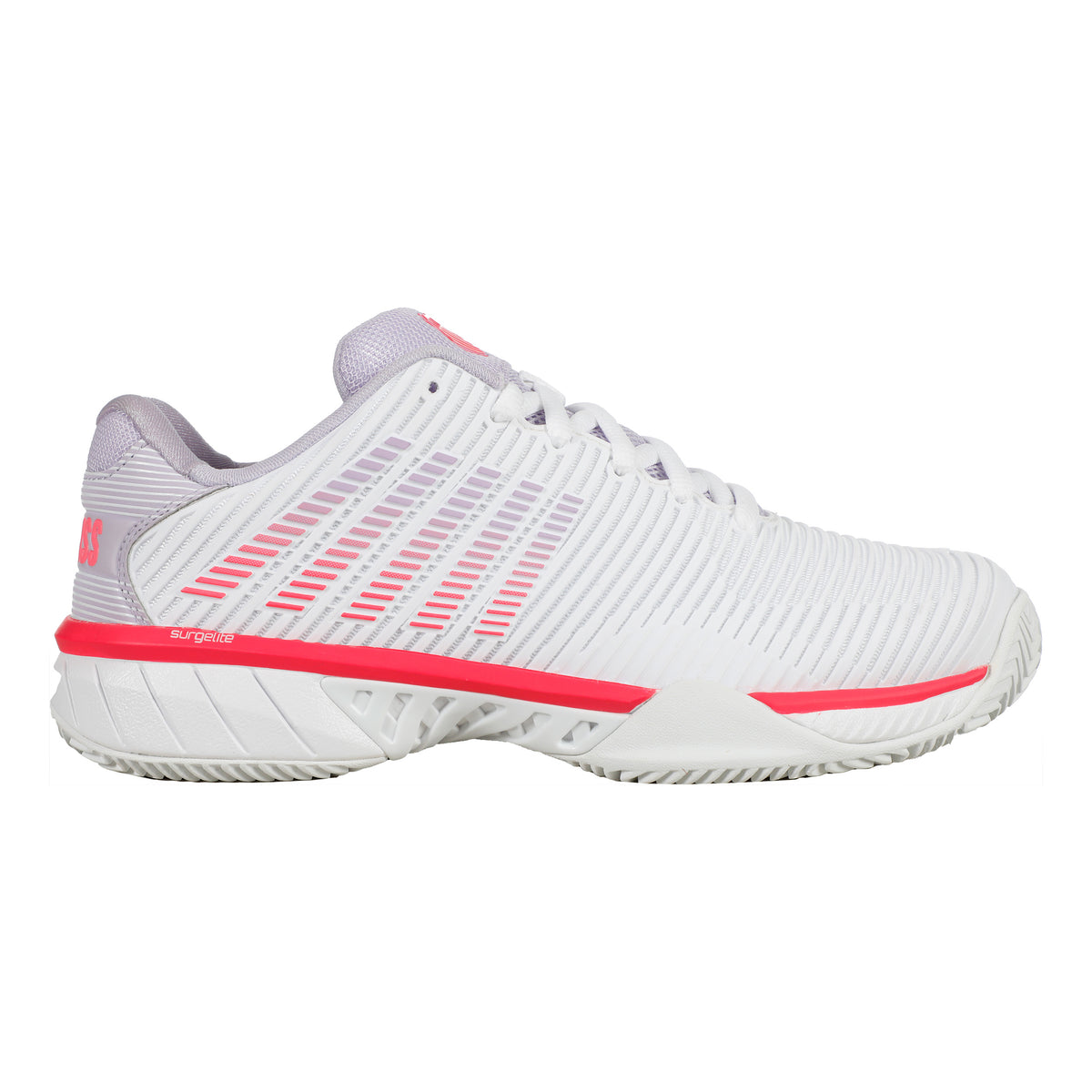 K-Swiss Hypercourt Express 2 Clay Court Shoe Women-White,Coral
