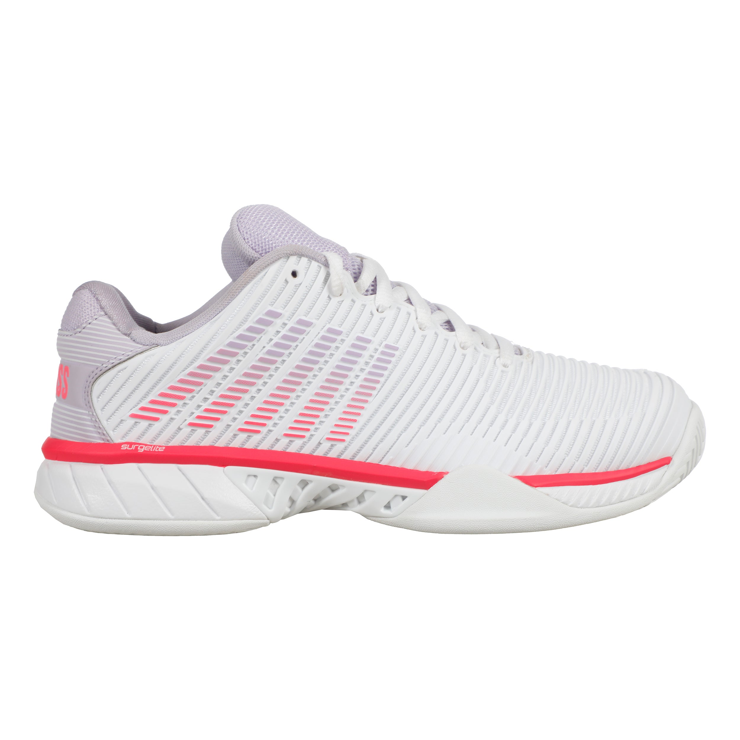 K-Swiss Hypercourt Express 2 All Court Shoe Women-White,Neon Pink