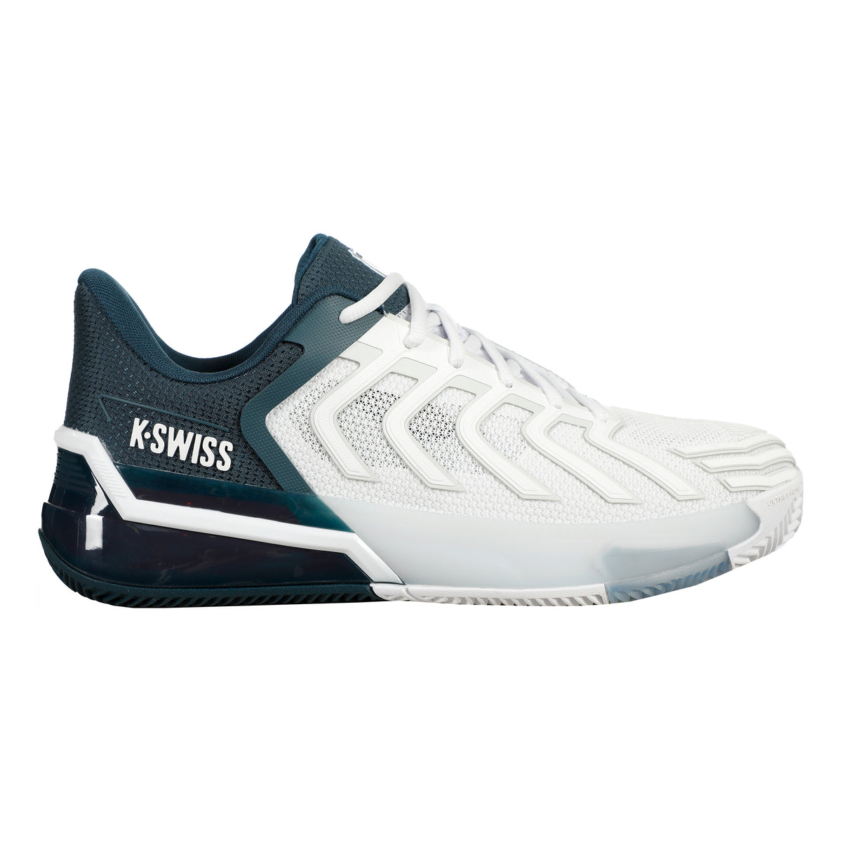 K-Swiss Ultrashot 4 Clay Court Shoe Men-White,Petrol