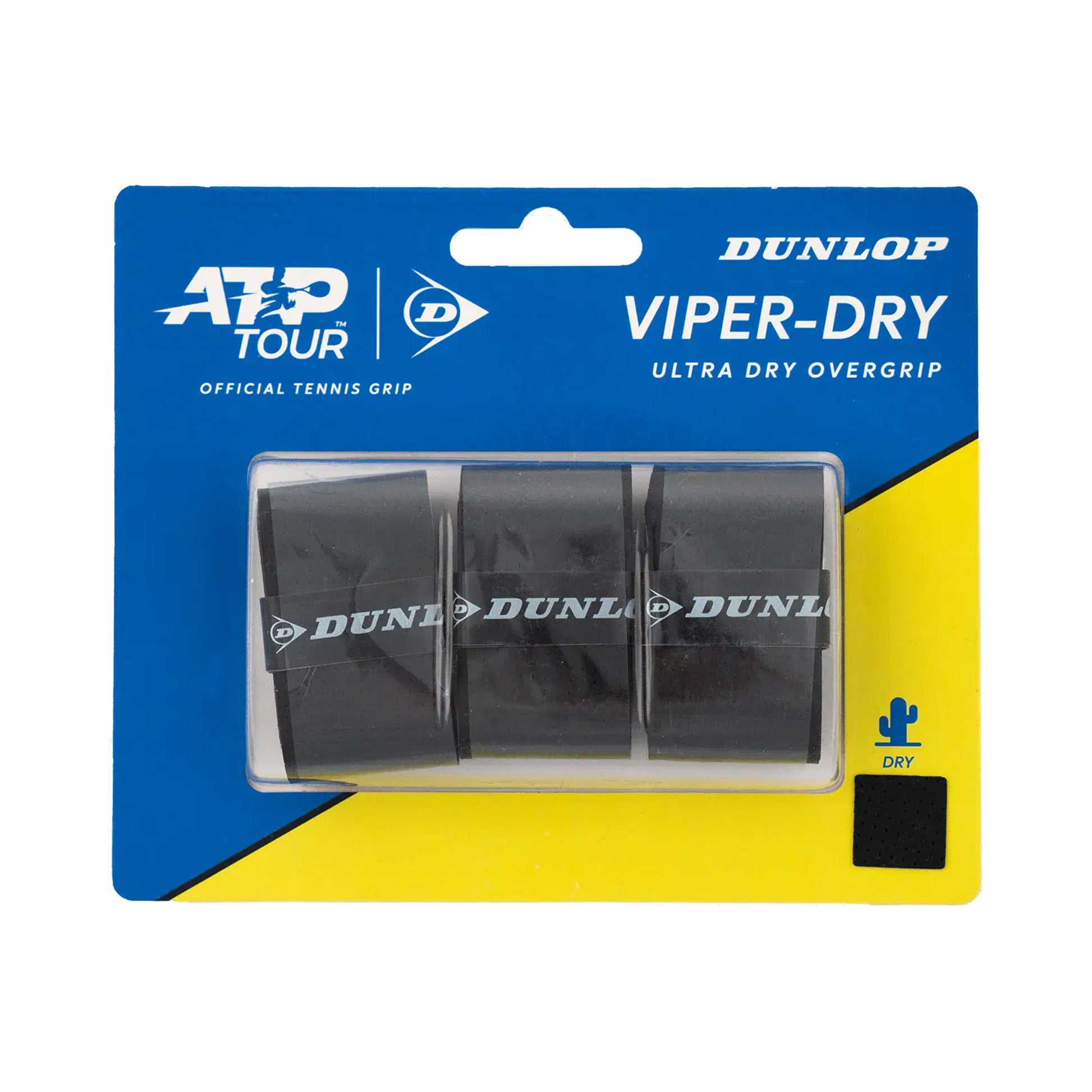 Dunlop ATP Viperdry 3 Pack - black
