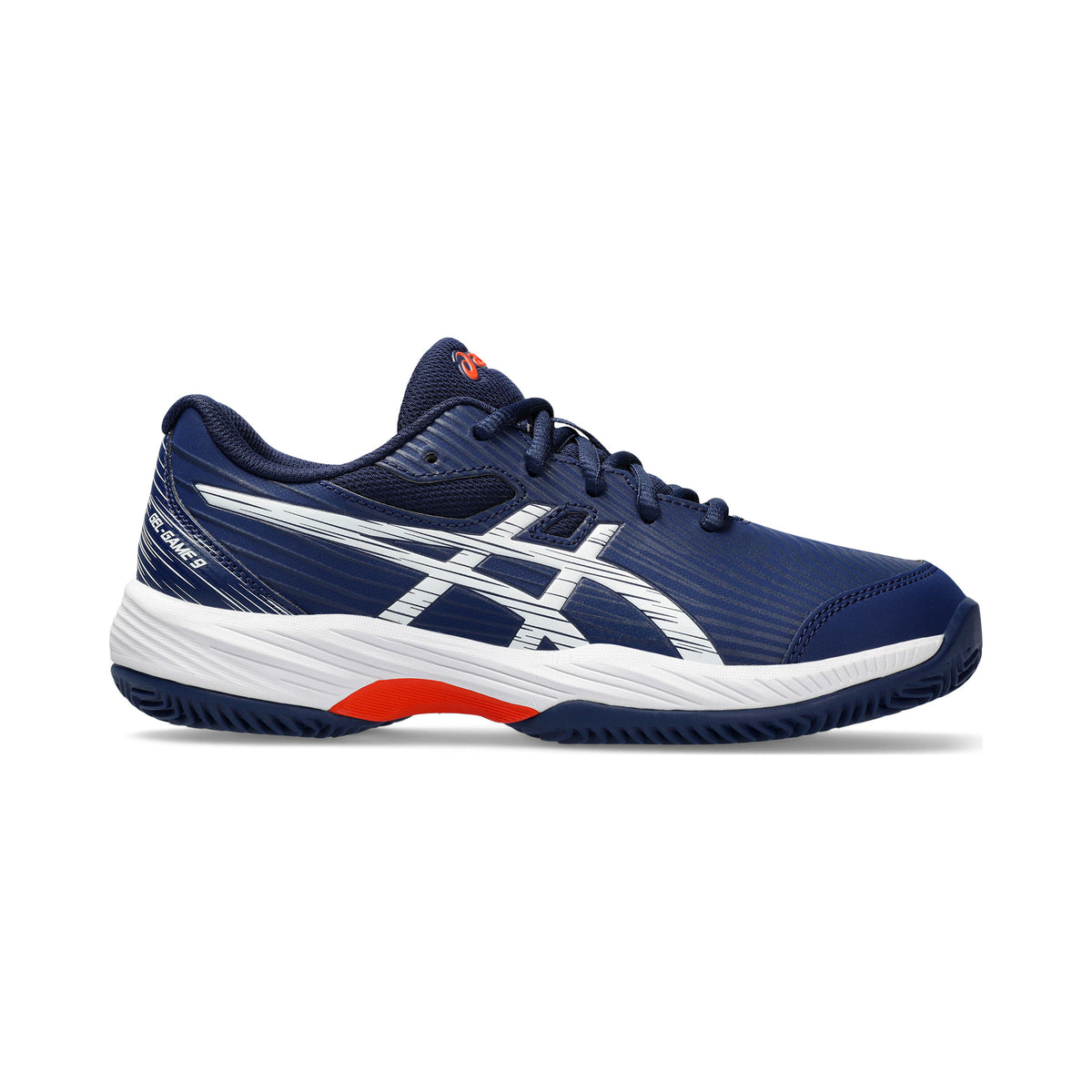 ASICS Gel-Game GS Clay court shoe Kids - dark blue, silver